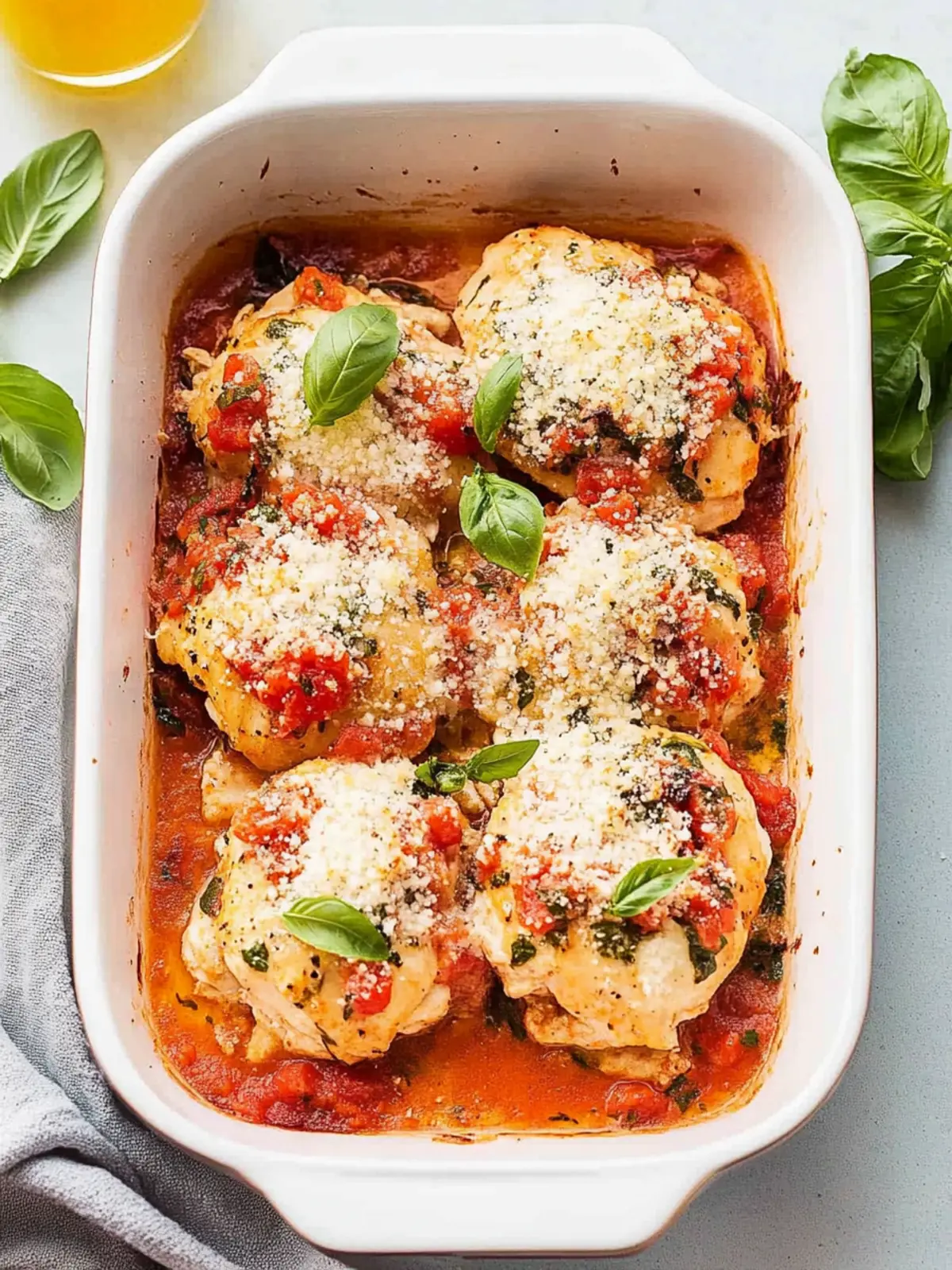 Bruschetta Chicken Bake