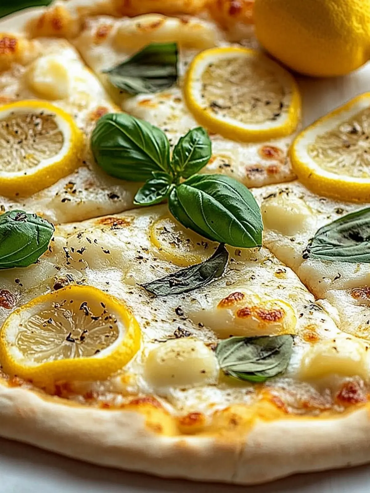 3 Cheese Lemon and Basil Pizza for a Flavorful Twist 2 3 Cheese Lemon and Basil Pizza