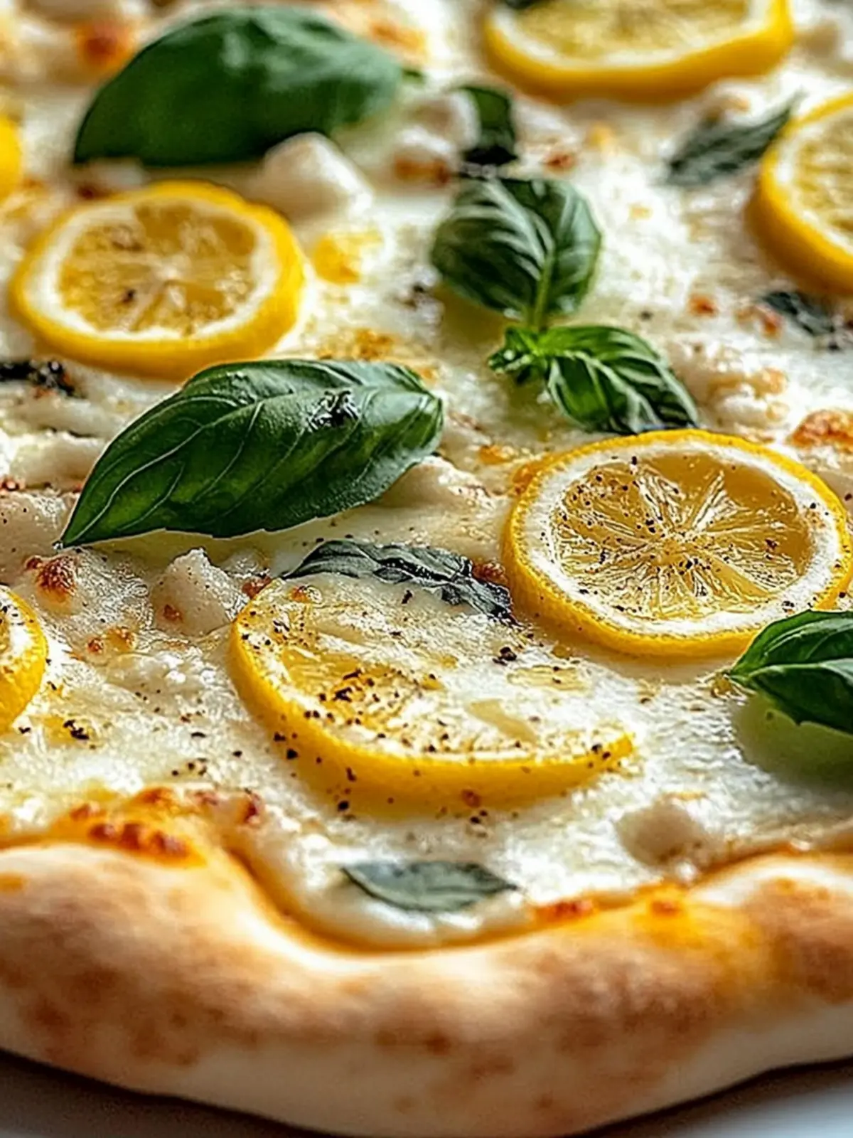 3 Cheese Lemon and Basil Pizza for a Flavorful Twist 4 3 Cheese Lemon and Basil Pizza