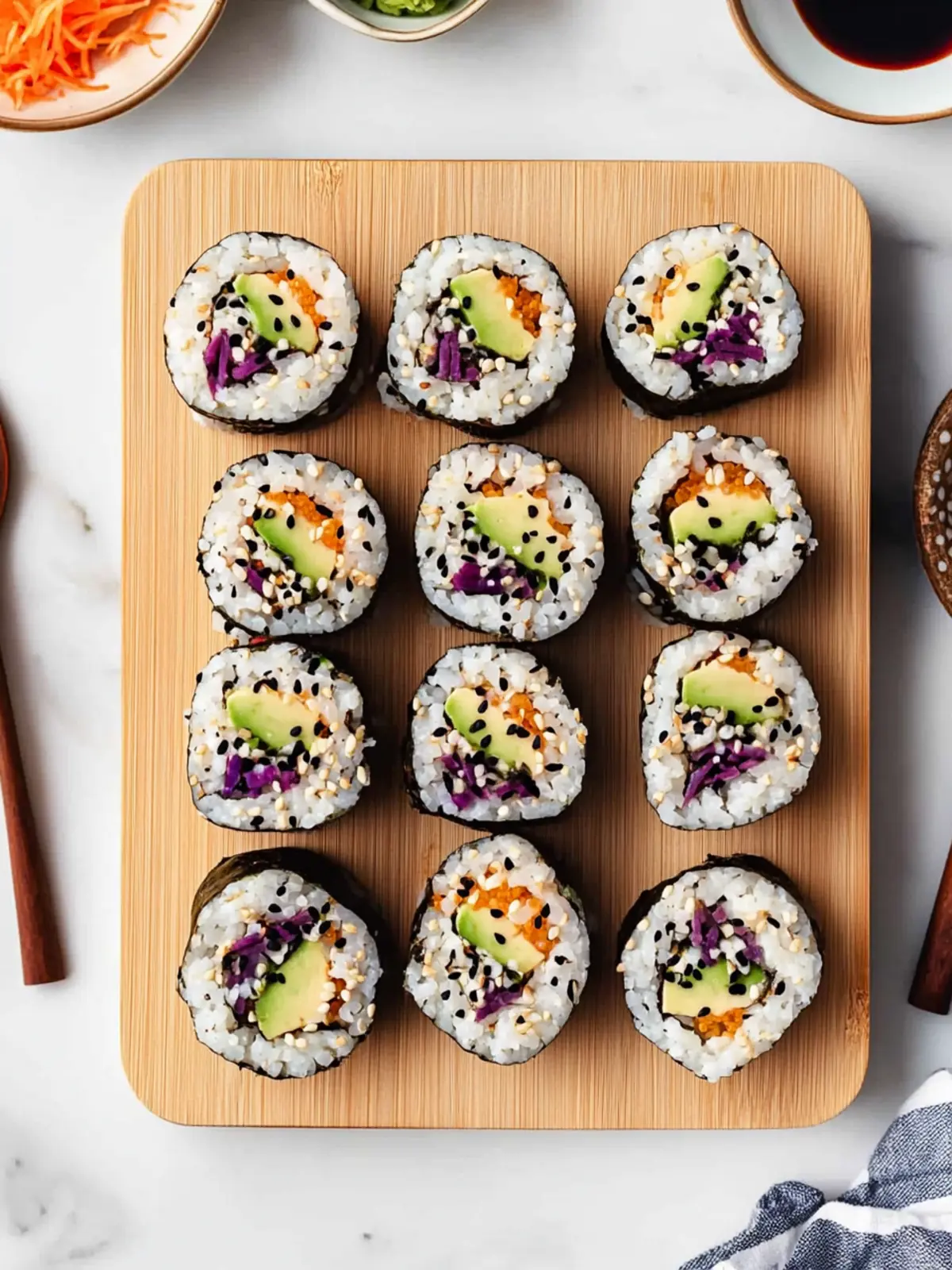 Make Maki Sushi Recipe Fun with Brown Rice & Fresh Veggies 3 Maki Sushi Recipe