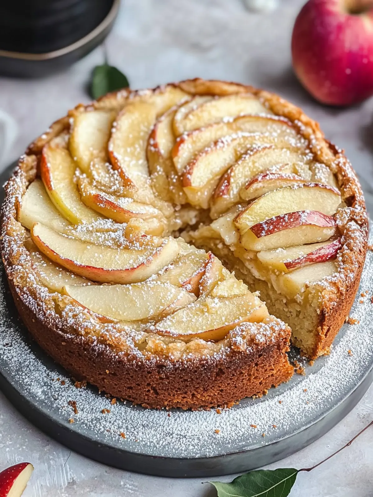 Deliciously Soft Vegan Apple Cake That Will Wow Everyone 3 Vegan Apple Cake