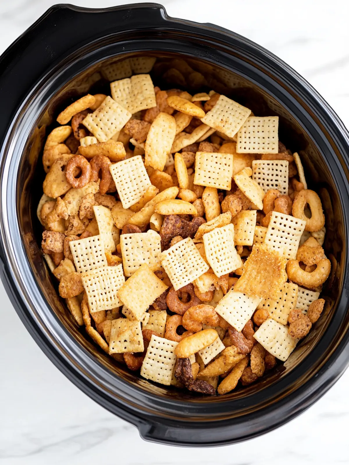 Savory Slow-Cooker Chex Mix: Easy Snack for Any Gathering 4 Slow-Cooker Chex Mix