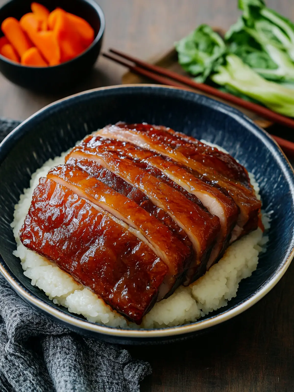Tender Mei Cai Kou Rou – Steamed Pork Belly with Vegetables 3 Mei Cai Kou Rou – Steamed Pork Belly w/ Preserved Vegetables