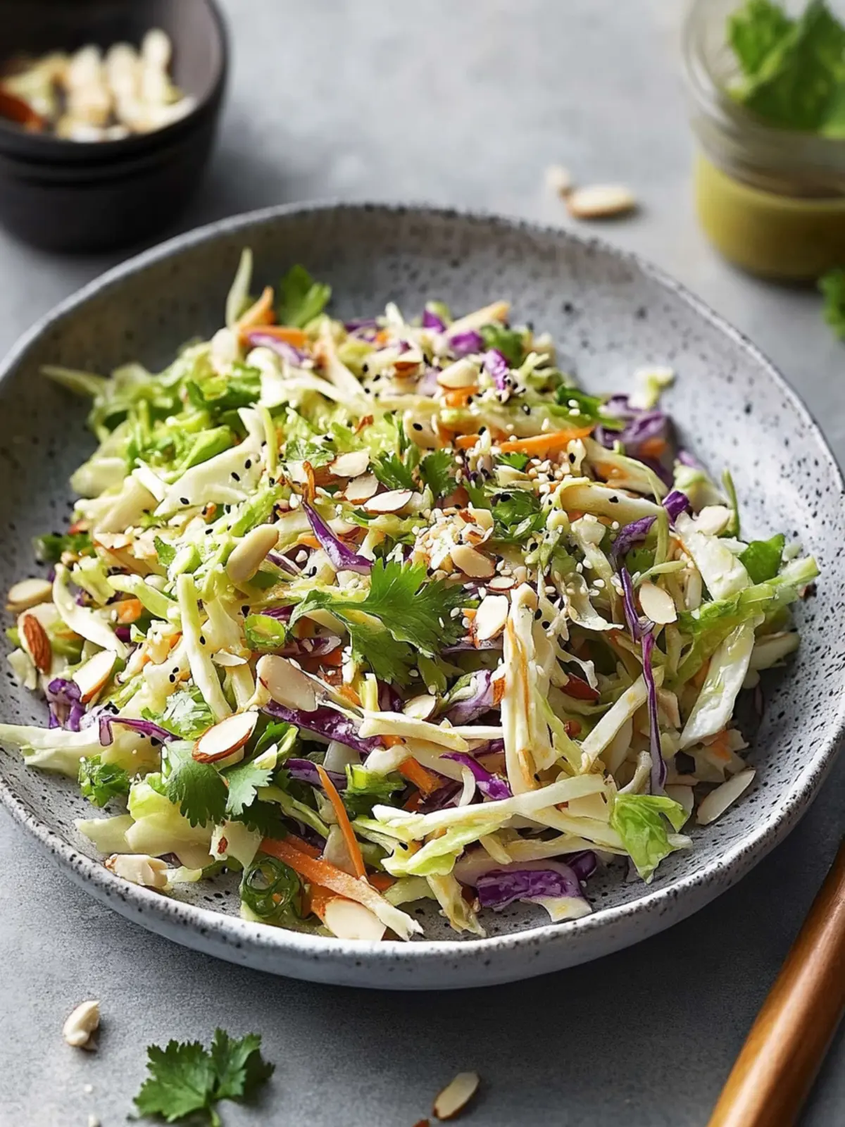 Crispy Sesame Almond Slaw to Elevate Your Dinner Game 3 Sesame Almond Slaw
