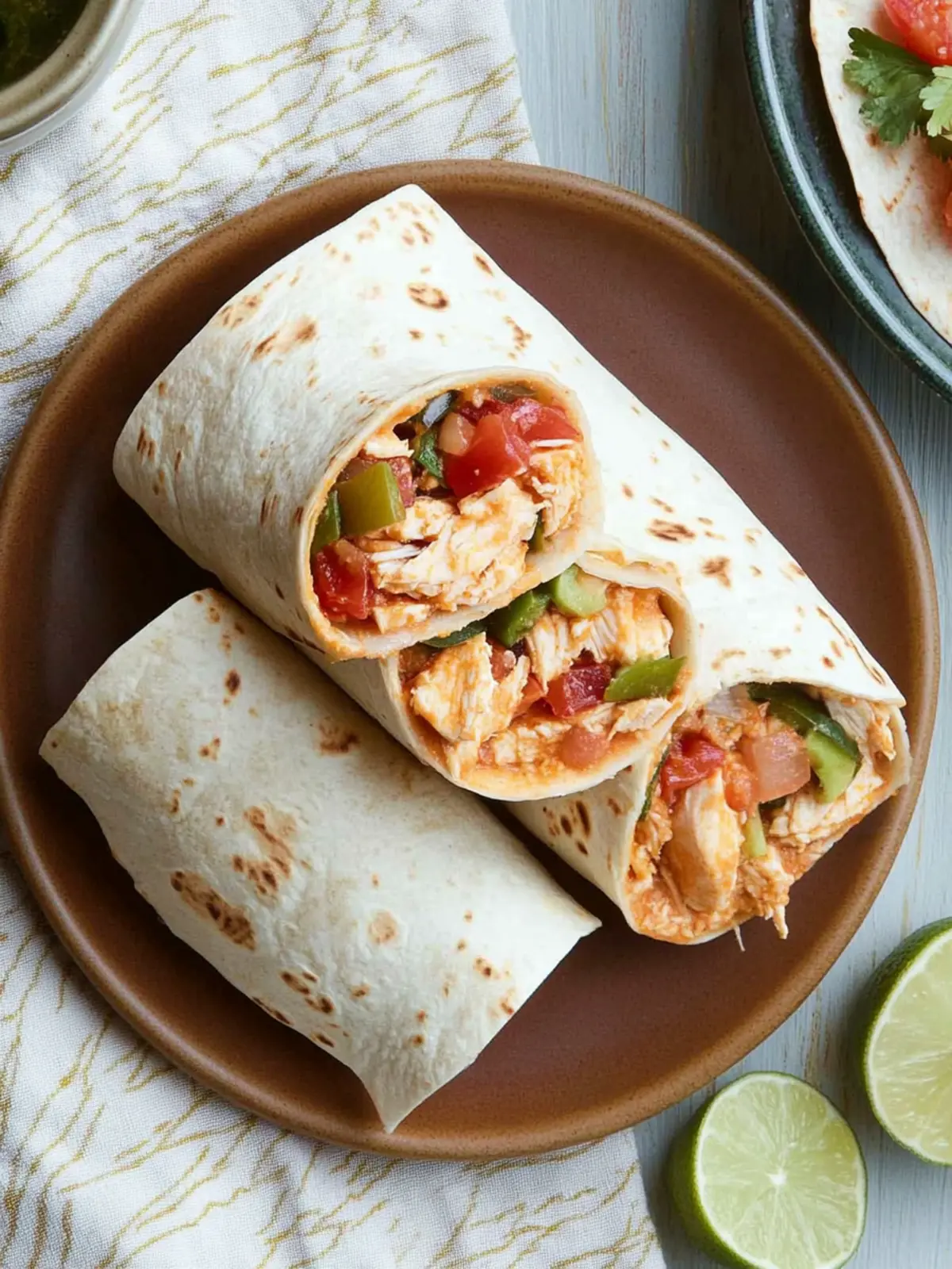 Delicious Baked Chicken Burritos for Family Weeknight Meals 2 Baked Chicken Burritos