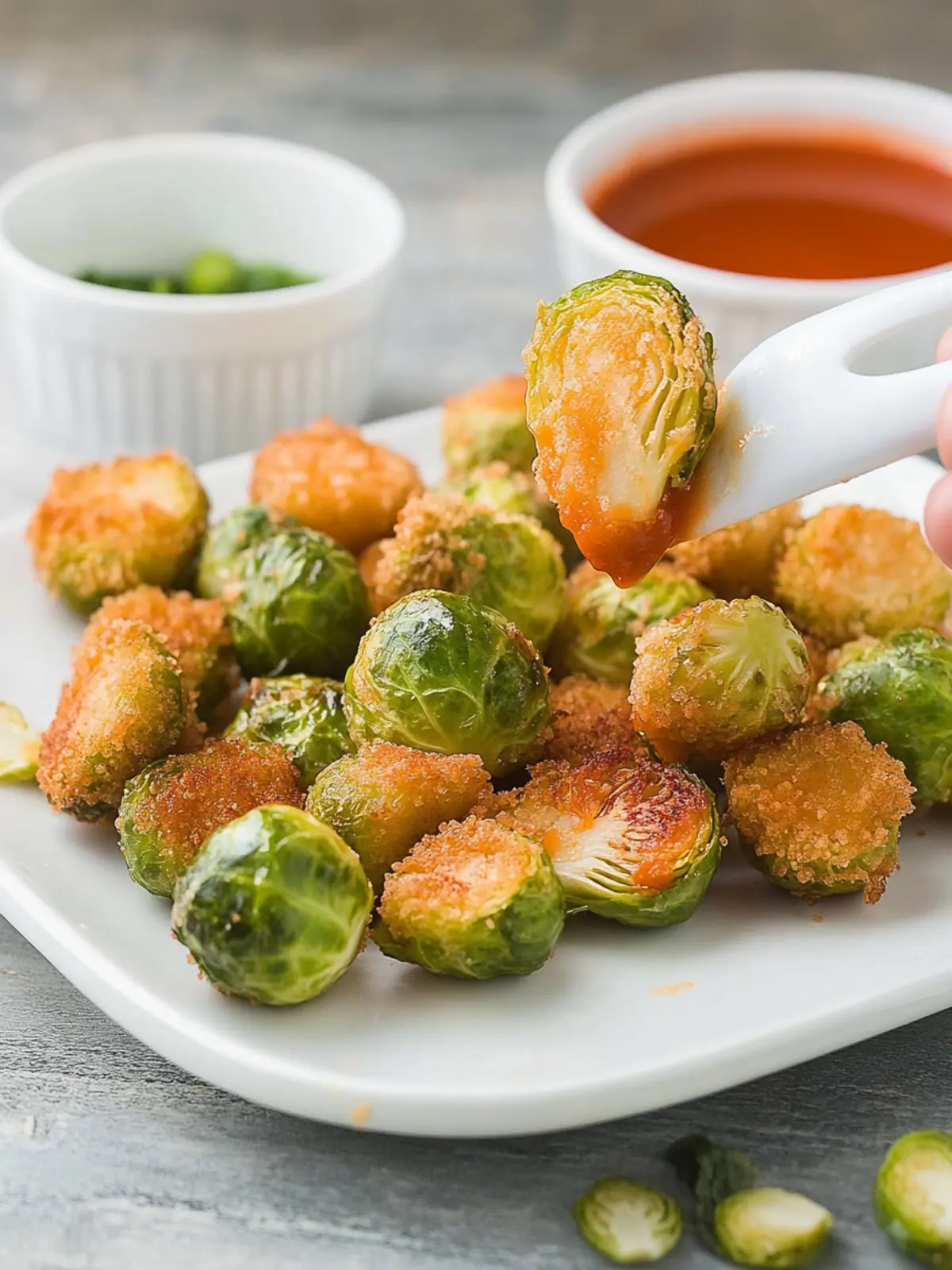 Crispy Buffalo Brussels Sprouts Make Veggies Irresistible 4 Buffalo Brussels Sprouts