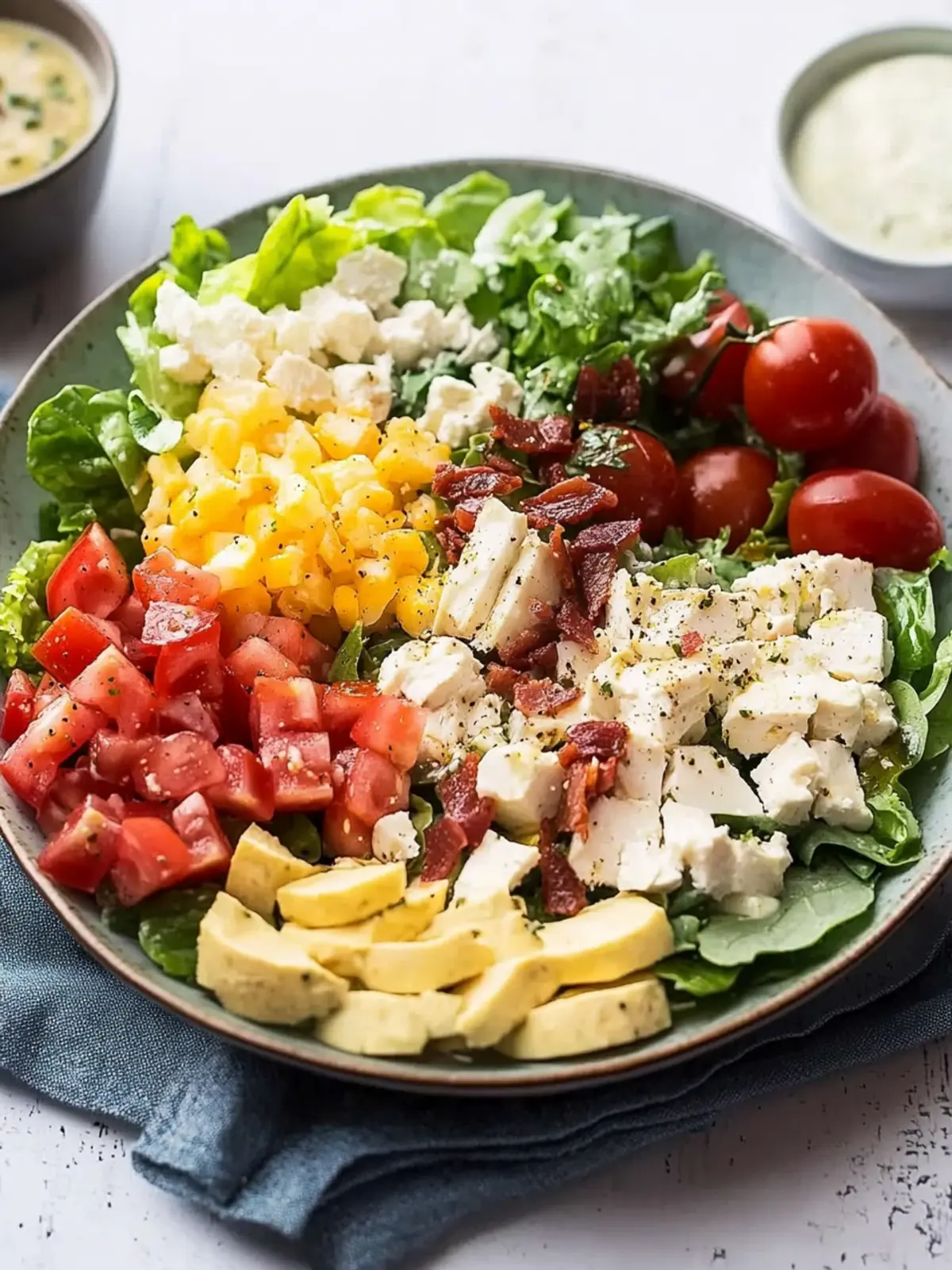 Delicious Cobb Salad: Fresh Ingredients for Ultimate Flavor 4 Cobb Salad
