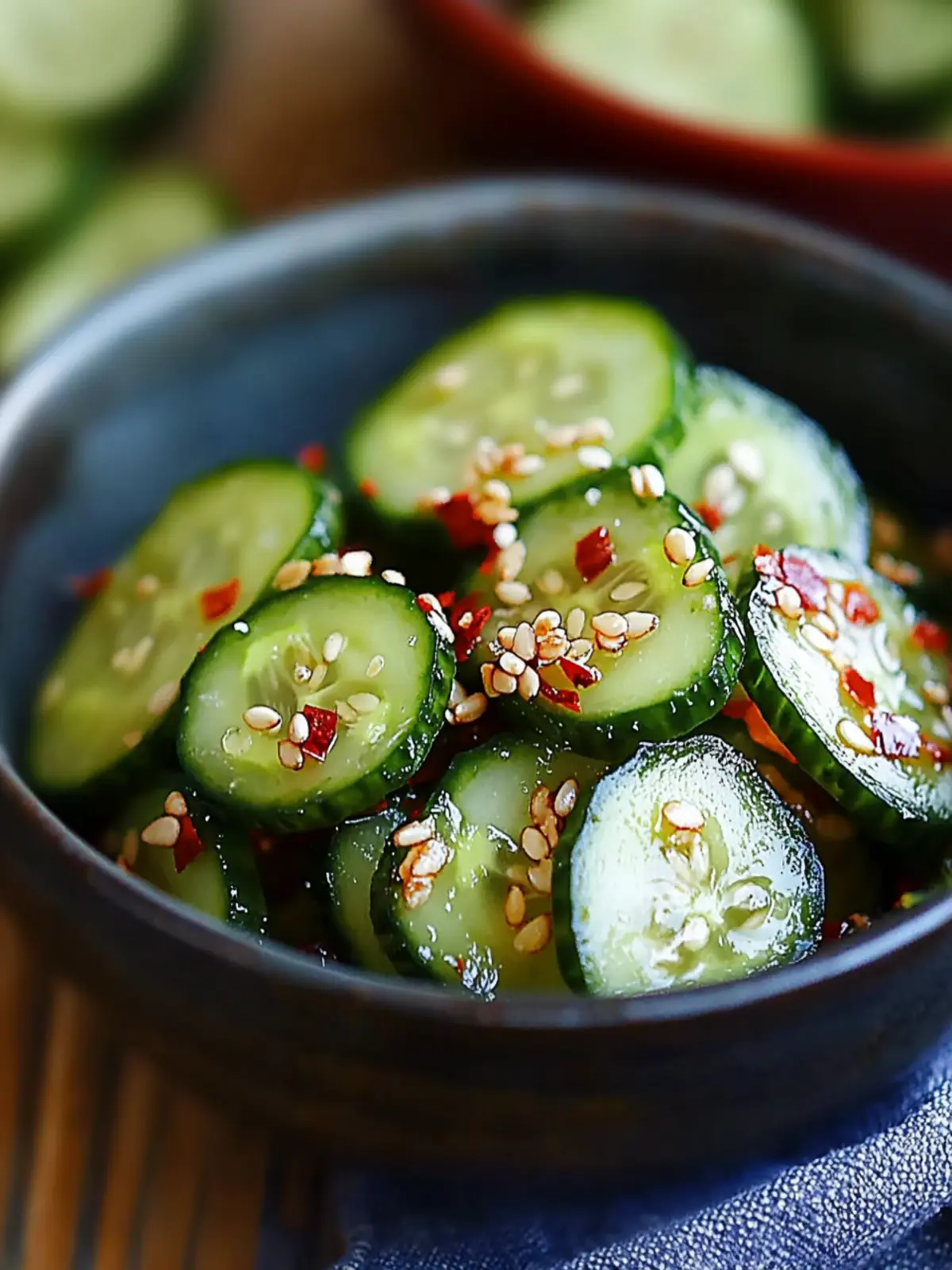 Zesty Asian Cucumber Salad Ready in Just 20 Minutes Flat 4 Zesty Asian Cucumber Salad Ready in Just 20 Minutes