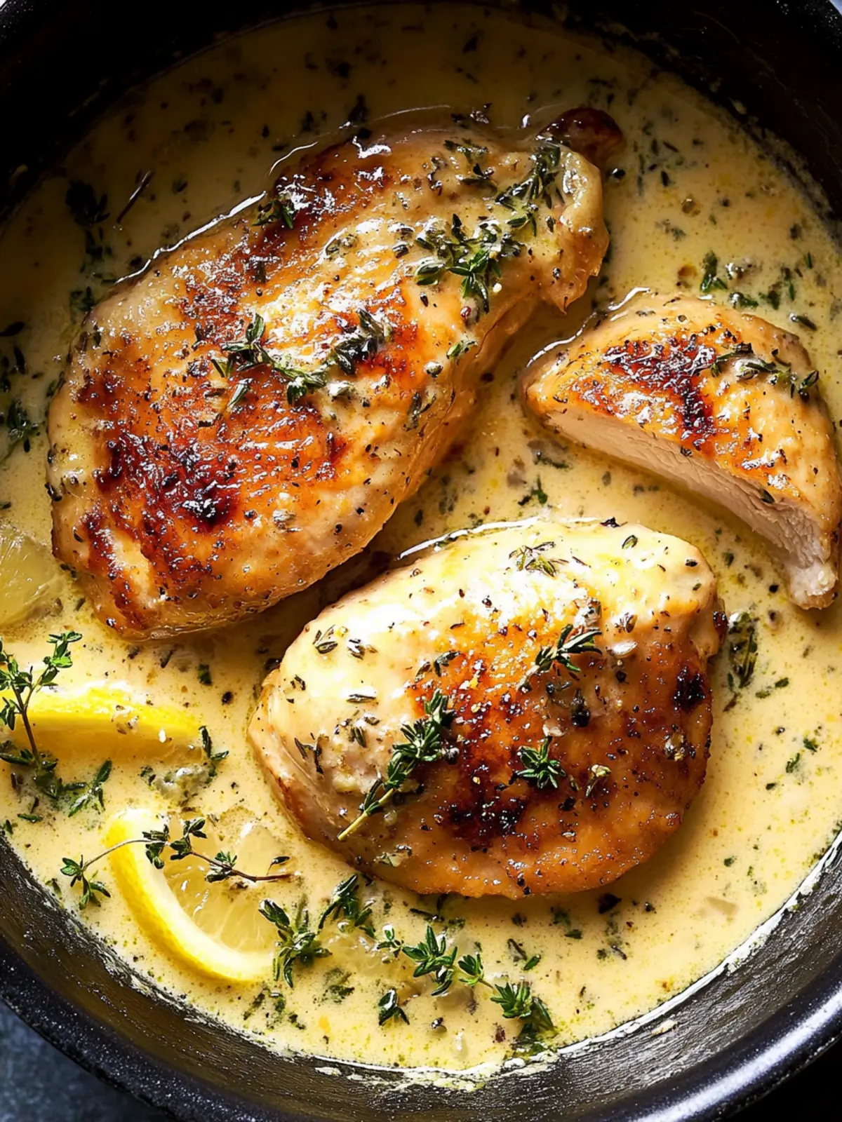 Slow-Cooker Creamy Lemon Herb Chicken for Easy Weeknight Meals 2 Slow-Cooker Creamy Lemon Herb Chicken