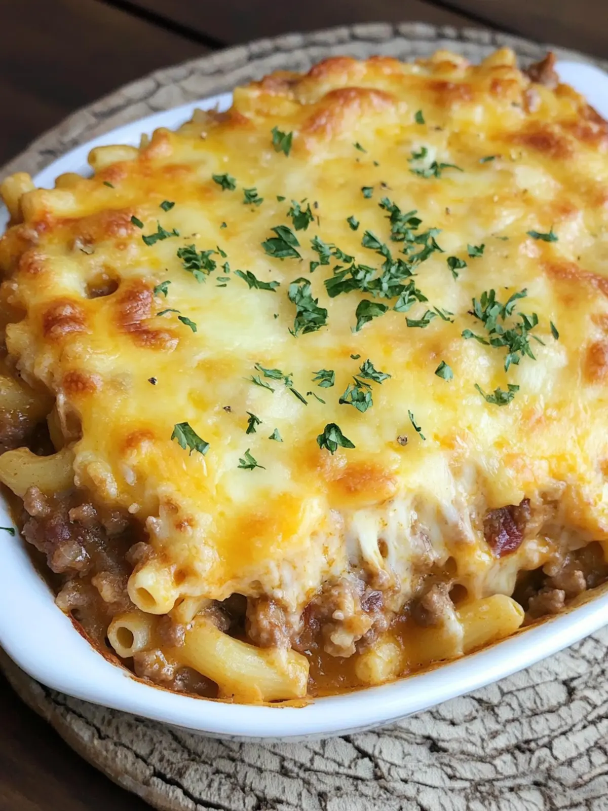 Homemade Beefaroni Casserole with Cheese: A Family Favorite! 2 Homemade Beefaroni Casserole With Cheese
