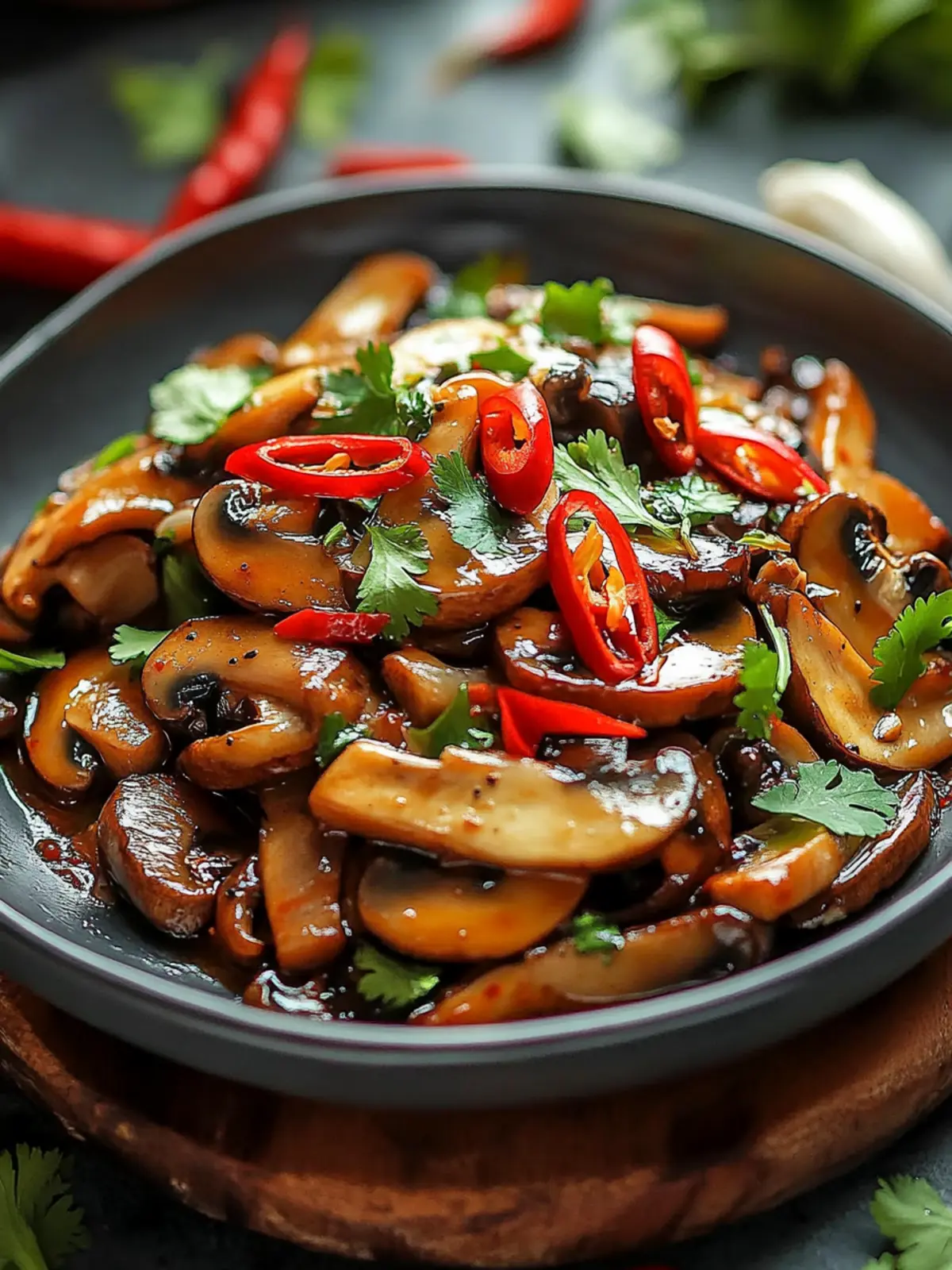 Irresistible Spicy Indo-Chinese Chilli Mushroom Delight at Home 3 Spicy Indo-Chinese Chilli Mushroom Delight