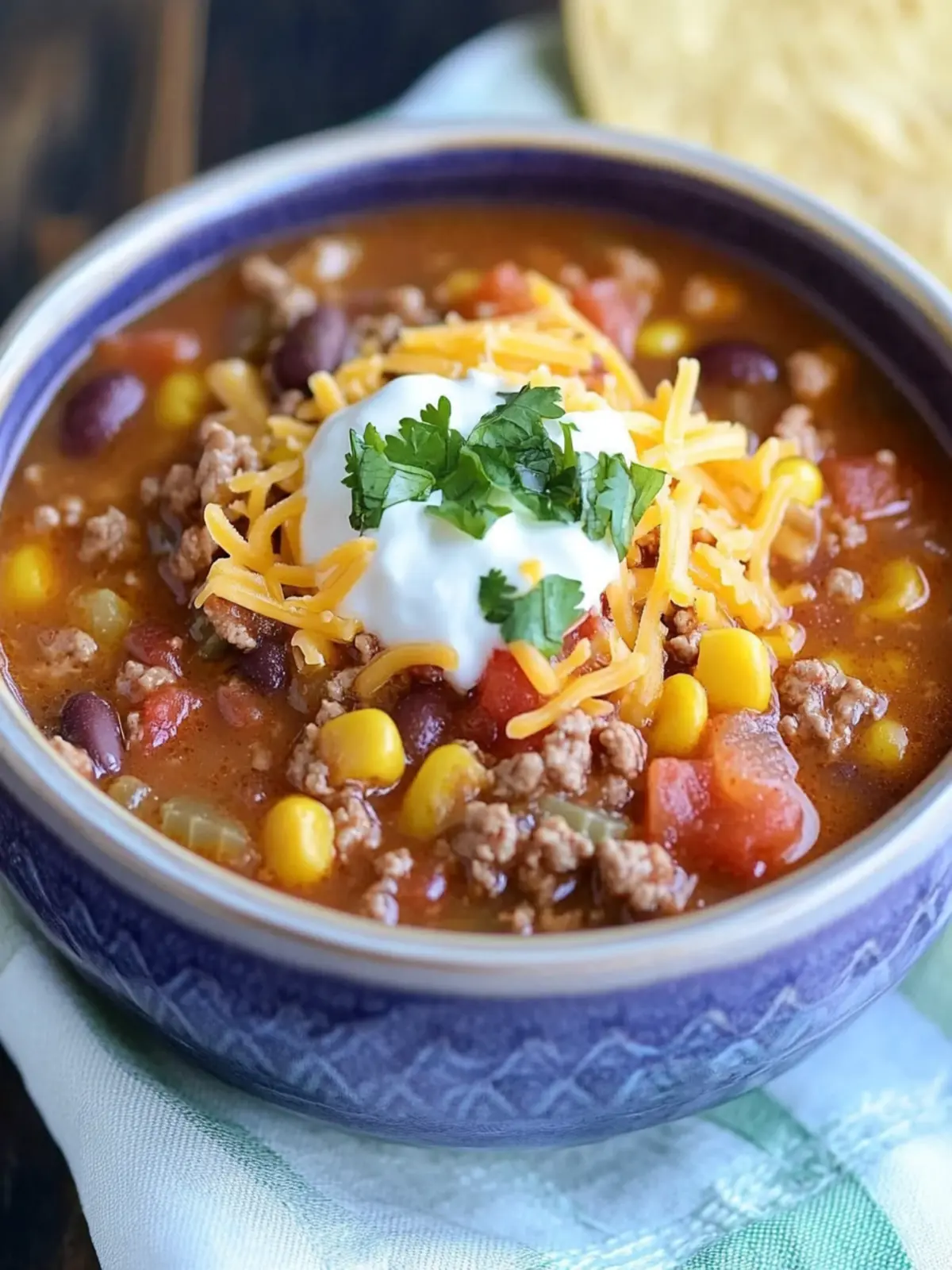 Crock Pot Taco Soup That Will Warm Your Soul Perfectly 3 Crock Pot Taco Soup