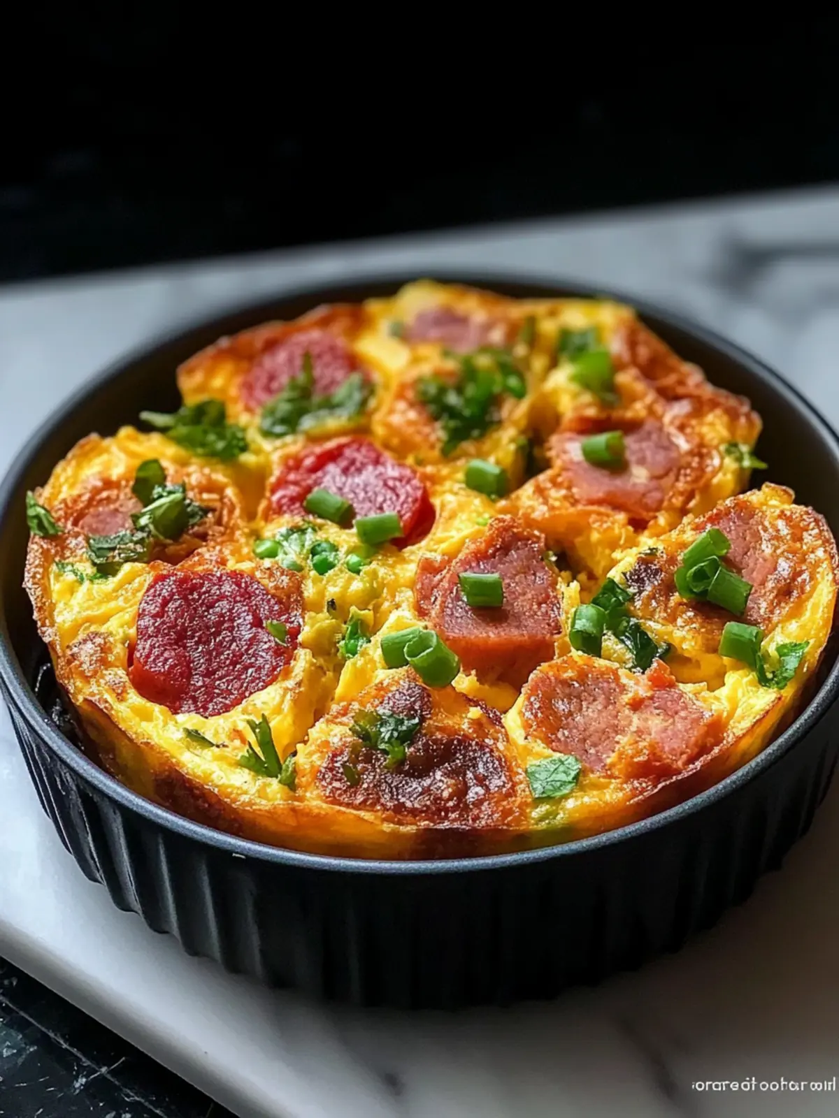 Savory Air Fryer Longganisa Frittata Recipe for Quick Mornings 5 Air Fryer Longganisa Frittata Recipe