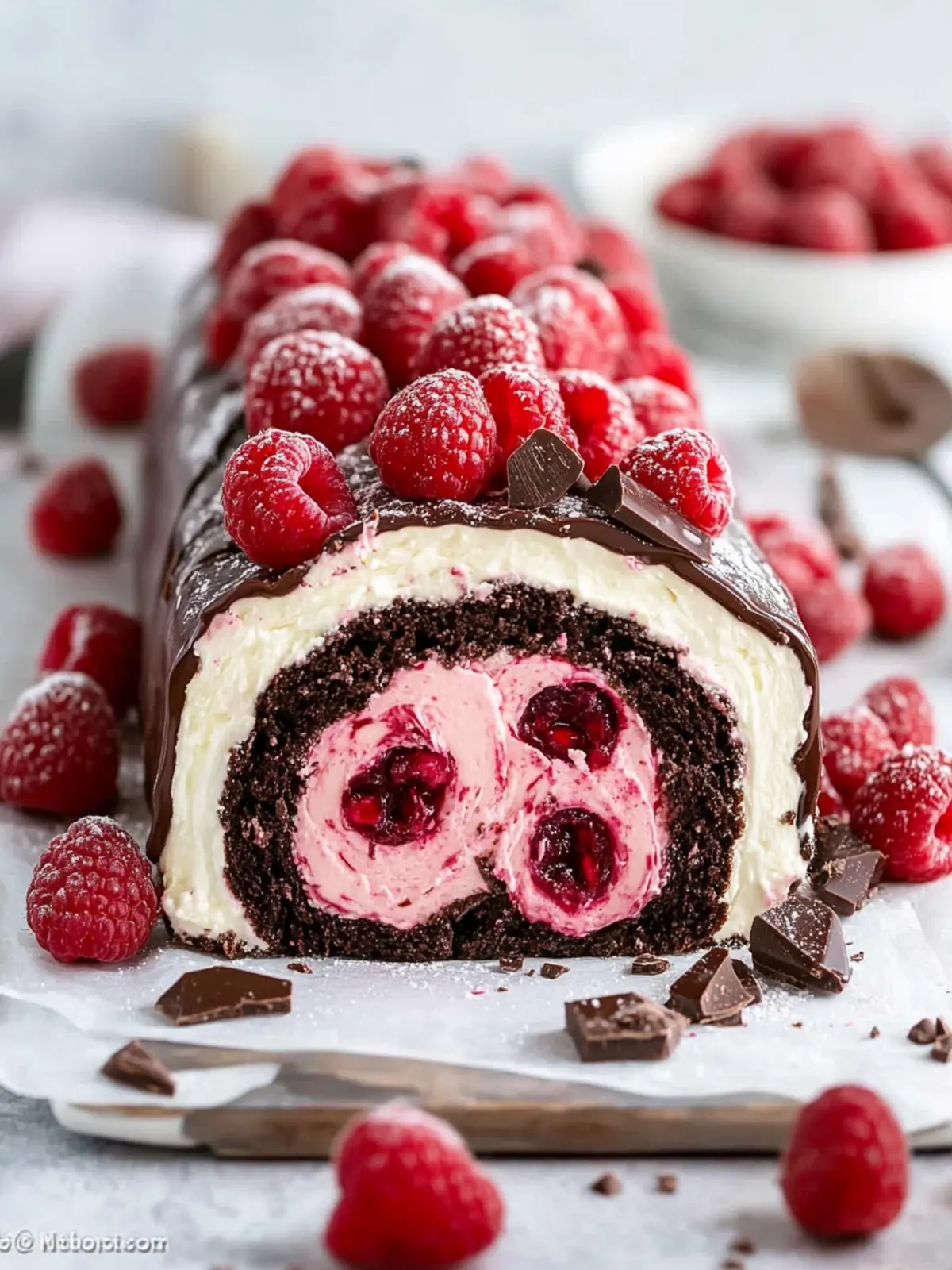 Delightful Raspberry Chocolate Swiss Roll to Swoon Over 2 Raspberry Chocolate Swiss Rol