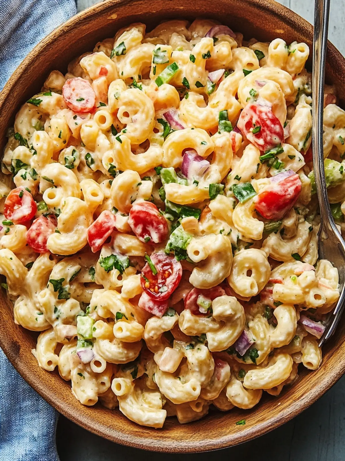Vibrant Vegan Macaroni Salad for Summer Gatherings 3 Vegan Macaroni Salad