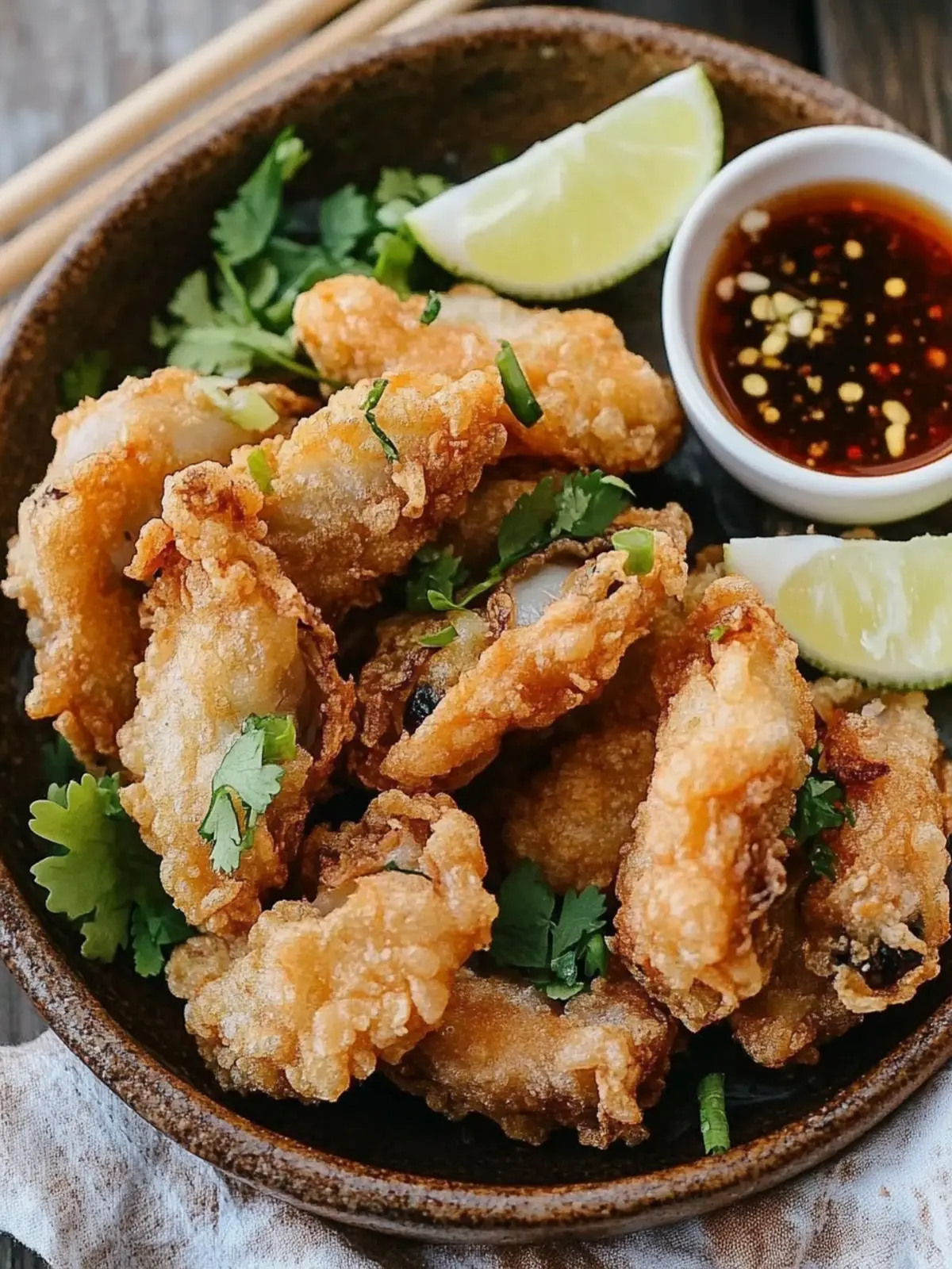 Irresistible Chinese Deep Fried Oysters with Dipping Sauce Recipe 5 Chinese Deep Fried Oysters with Dipping Sauce
