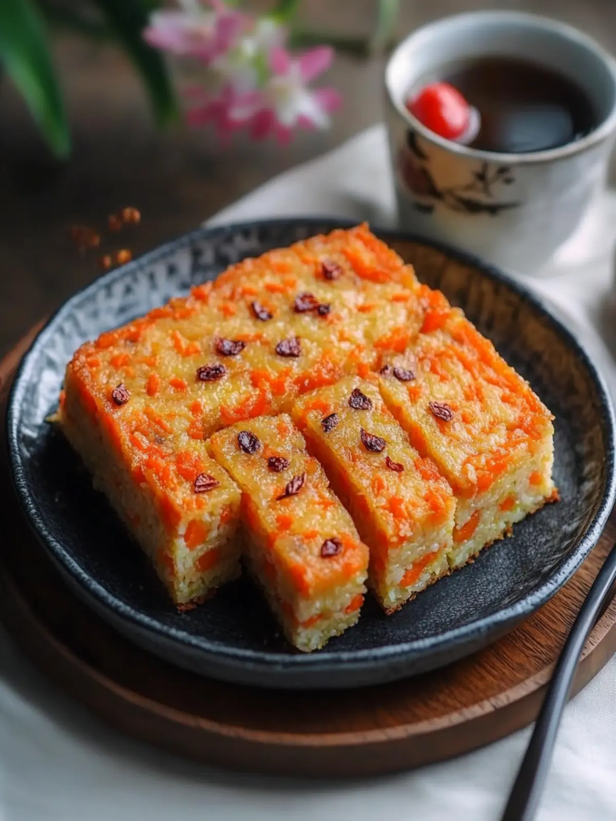 Delicious Chinese Carrot Rice Cake (Hu Luo Bo Gao) Recipe 2 Chinese Carrot Rice Cake (Hu Luo Bo Gao – 胡萝卜糕)