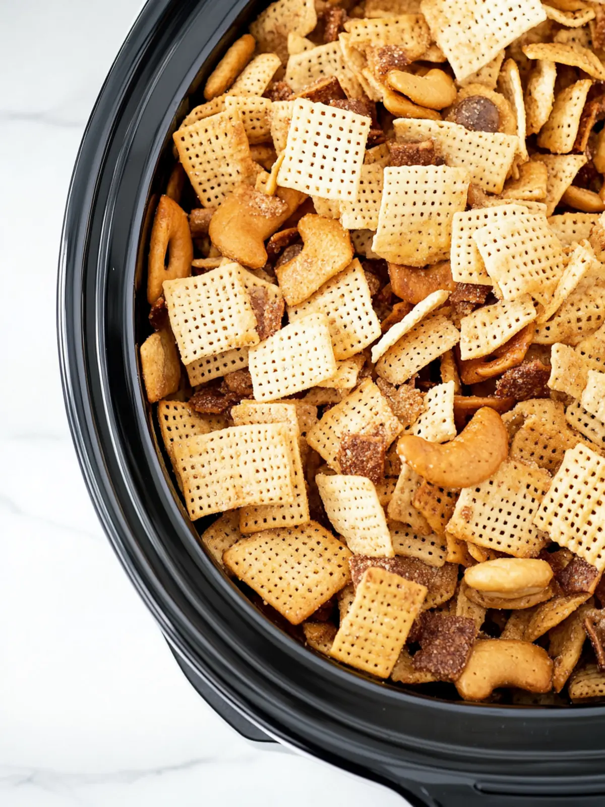 Savory Slow-Cooker Chex Mix: Easy Snack for Any Gathering 2 Slow-Cooker Chex Mix