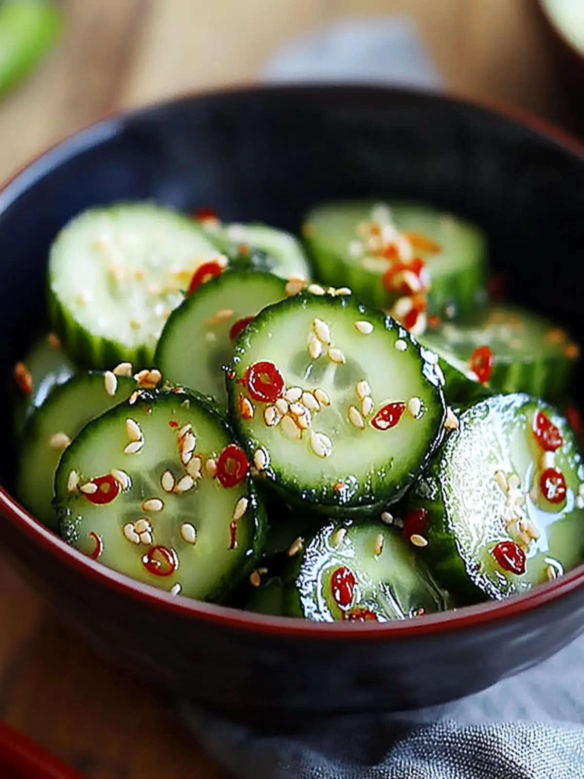 Zesty Asian Cucumber Salad Ready in Just 20 Minutes Flat 3 Zesty Asian Cucumber Salad Ready in Just 20 Minutes