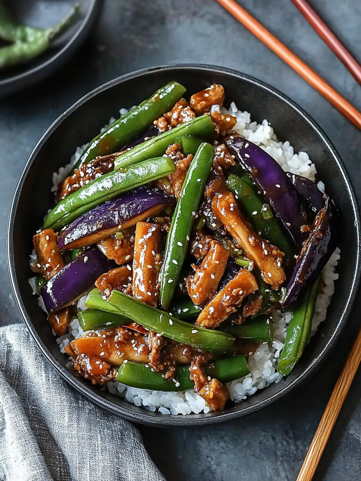 Savor the Flavor: Easy Chinese Stir-Fried Eggplant & Green Beans 3 Savor the Flavor: Chinese Stir-Fried Eggplant and Green Beans