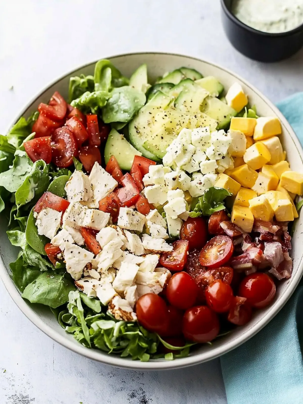 Delicious Cobb Salad: Fresh Ingredients for Ultimate Flavor 3 Cobb Salad