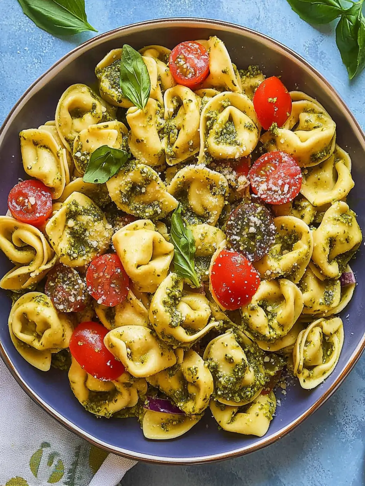 Pesto Tortellini Salad: A Fresh Mediterranean Escape 3 Pesto Tortellini Salad