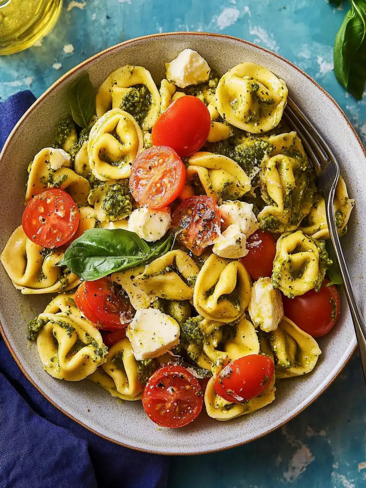 Pesto Tortellini Salad: A Fresh Mediterranean Escape 5 Pesto Tortellini Salad