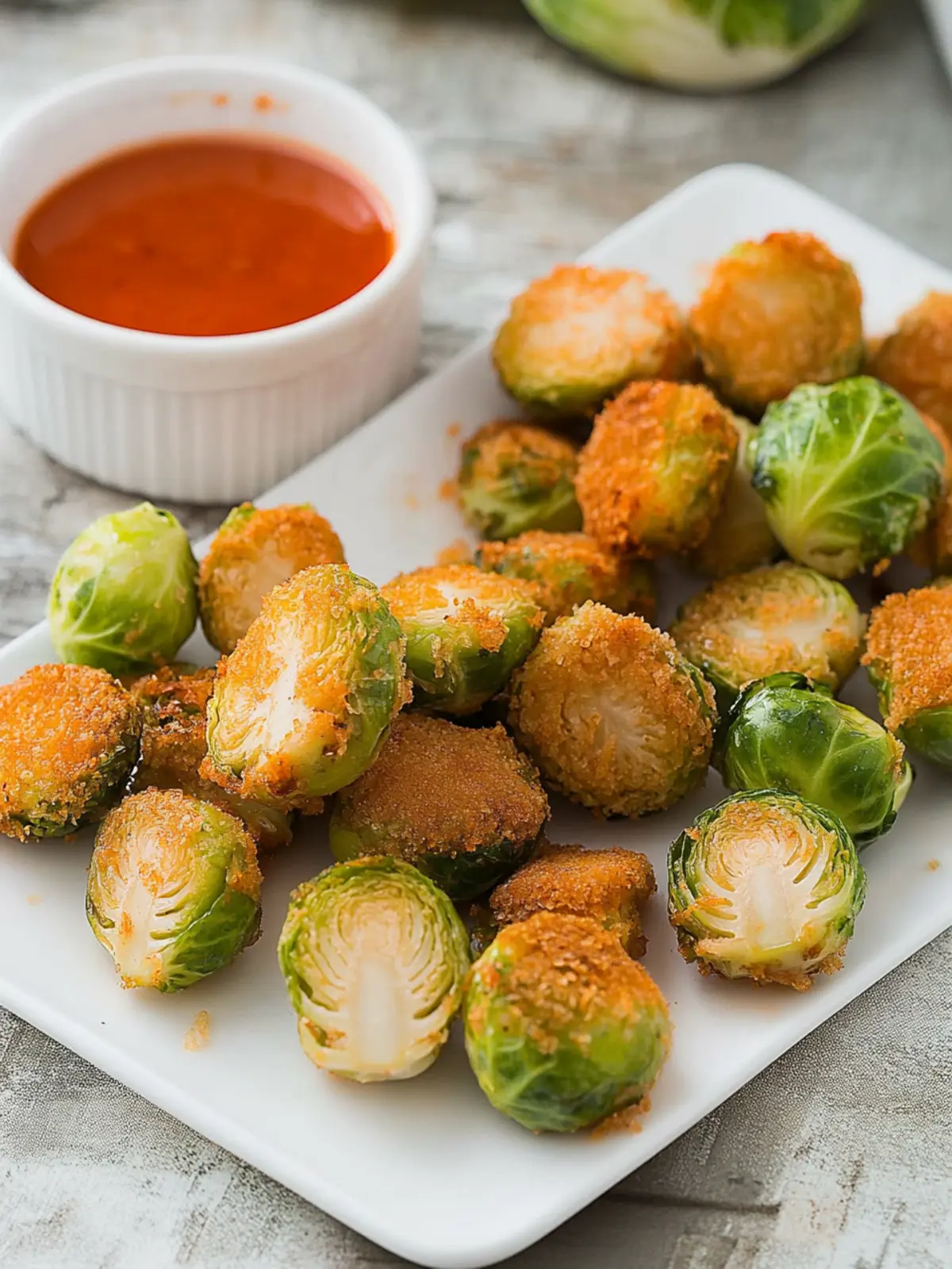 Crispy Buffalo Brussels Sprouts Make Veggies Irresistible 3 Buffalo Brussels Sprouts