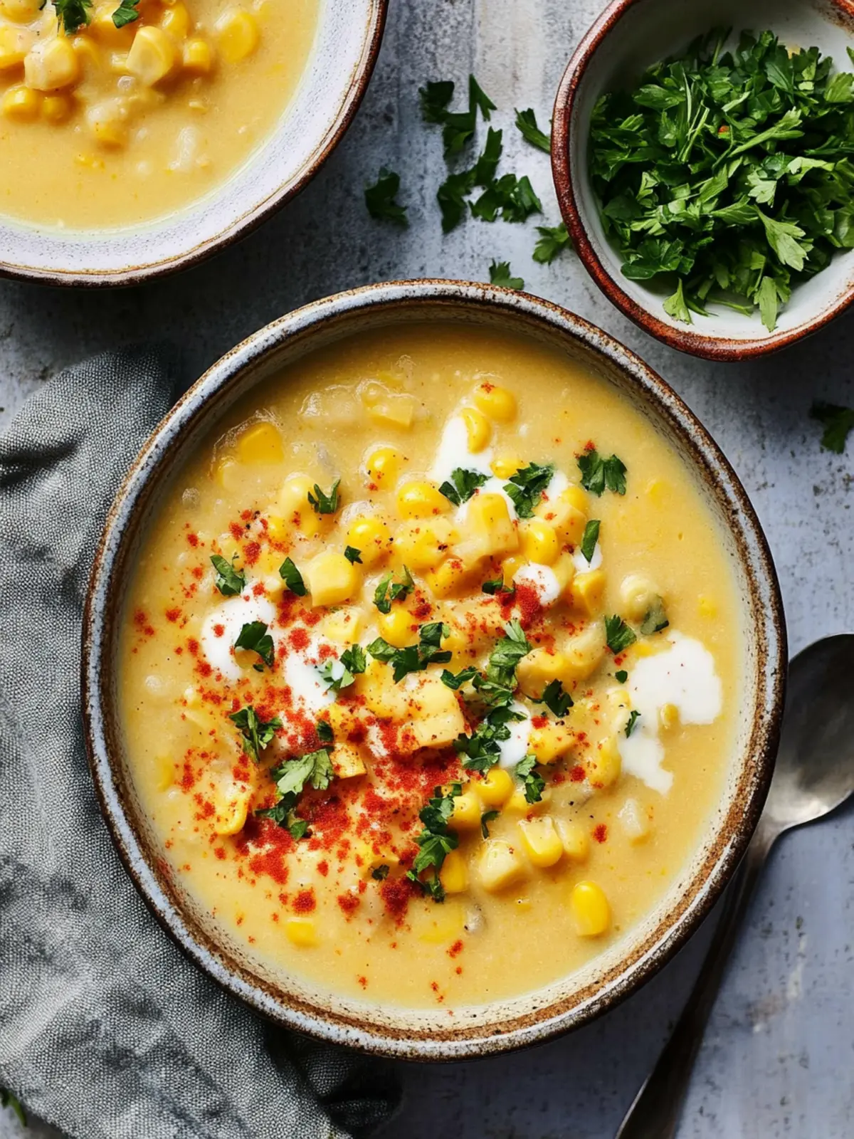 Deliciously Creamy Corn Chowder with Dairy-Free Twist 3 Corn Chowder