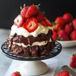 Delightful Chocolate Strawberry Shortcake with Greek Yogurt 2 Chocolate Strawberry Shortcake