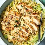 High-Protein Lemon Chicken Orzo with Cabbage Bliss 10 High-Protein Lemon Chicken Orzo with Cabbage