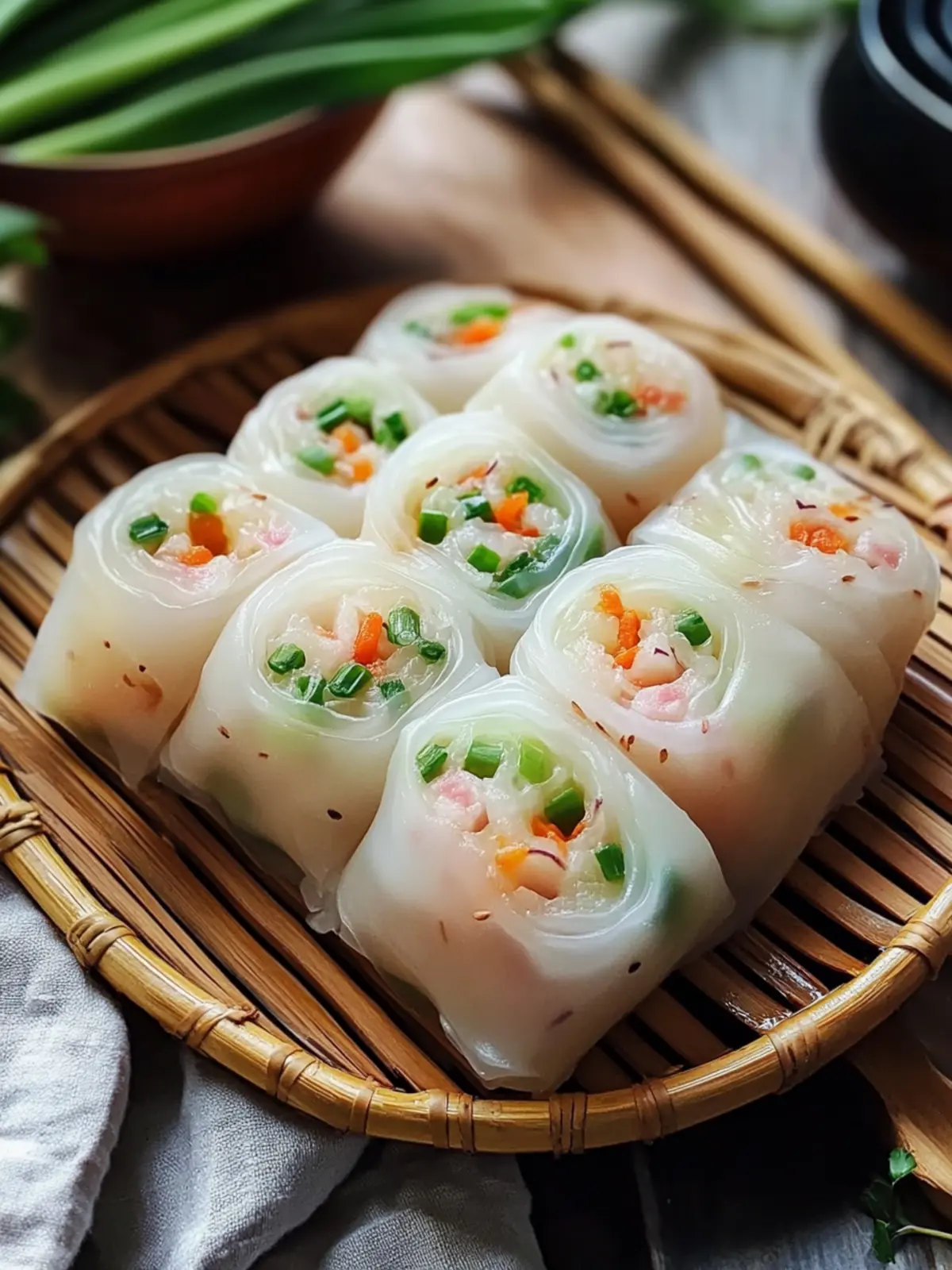 Fluffy Chinese Flower Rolls with Scallions and Ham Delight 3 Irresistibly Soft Chinese Flower Rolls with Scallions and Ham