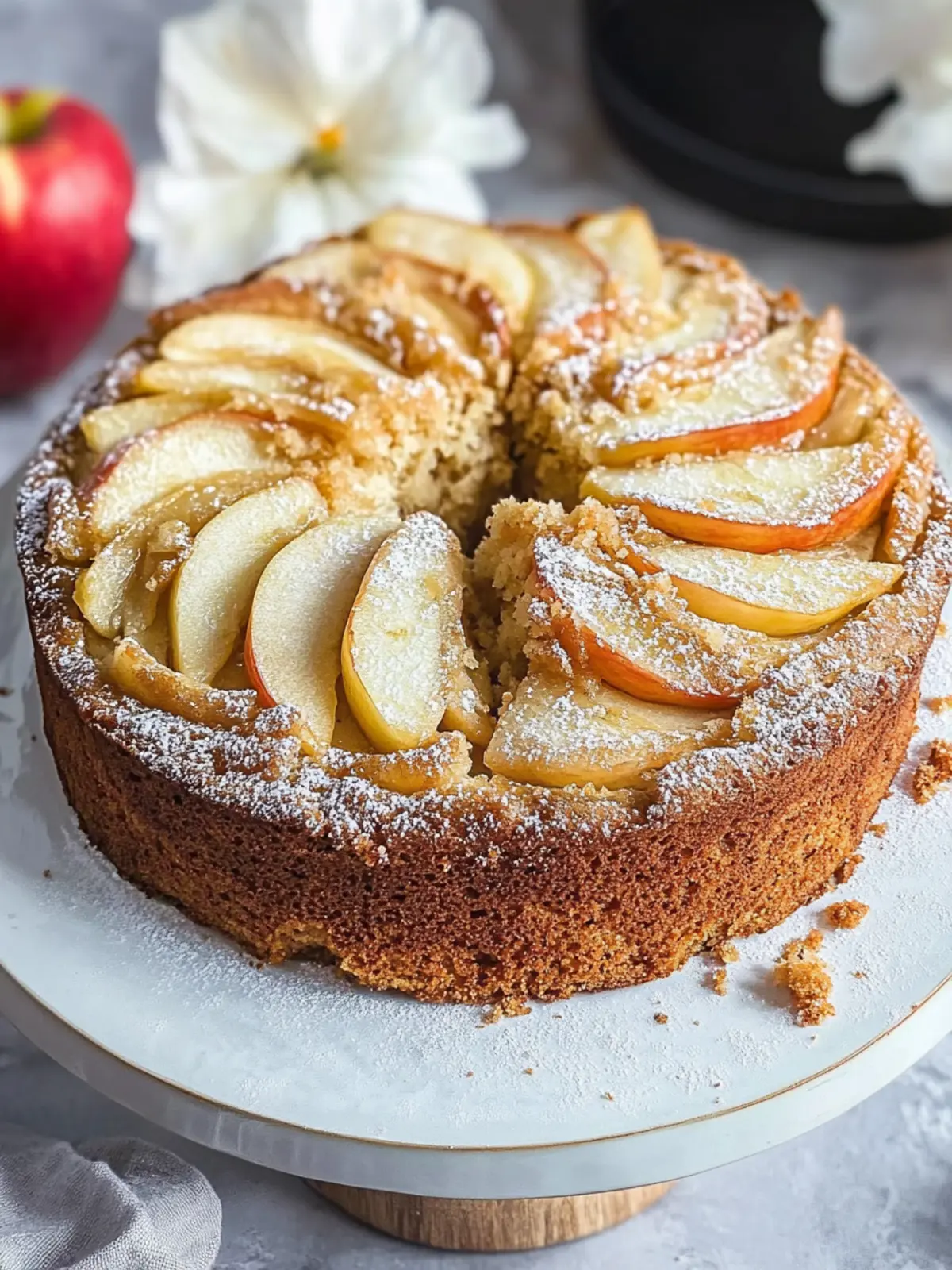 Deliciously Soft Vegan Apple Cake That Will Wow Everyone 4 Vegan Apple Cake