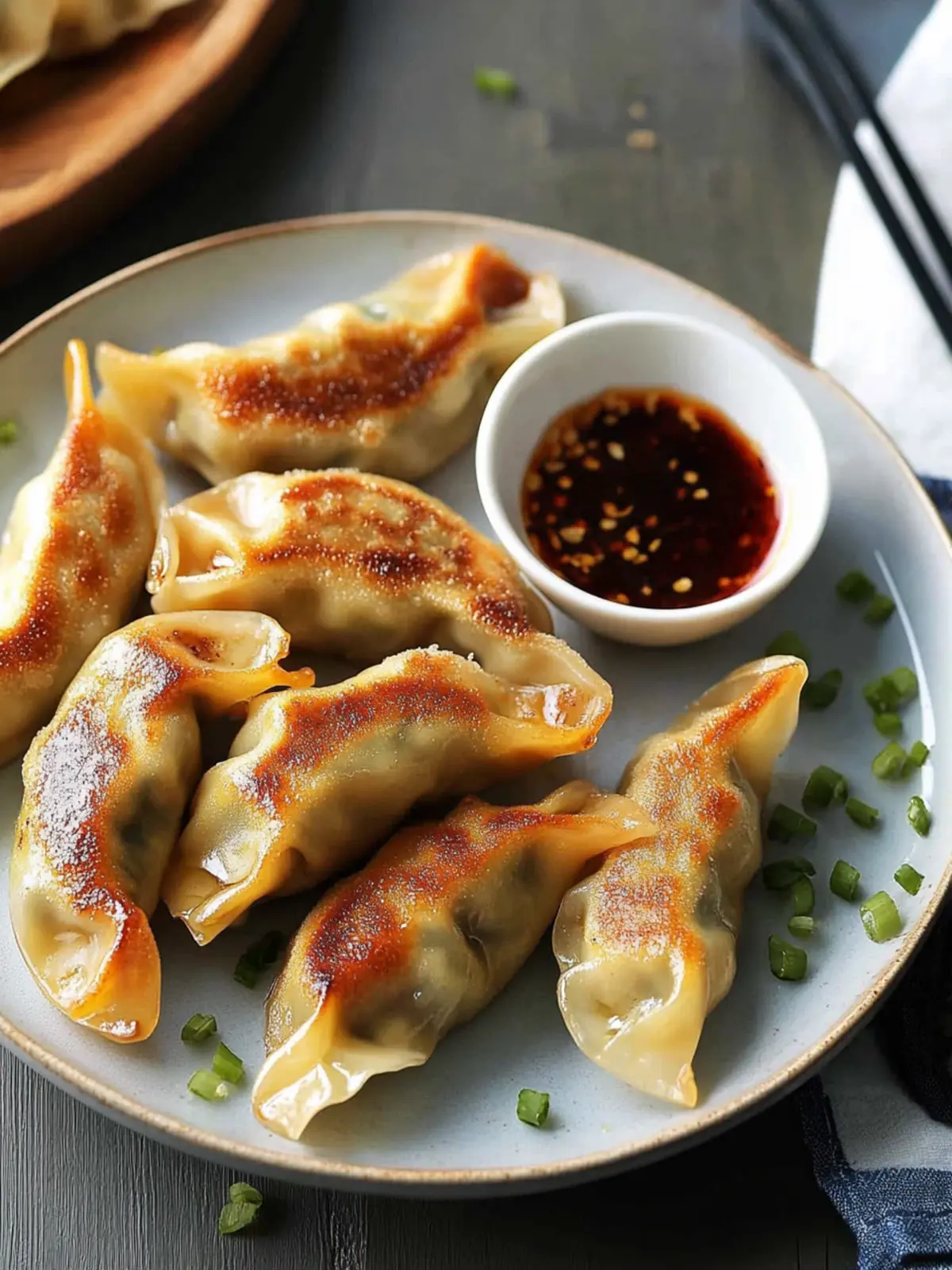 Baked Pot Stickers with Dipping Sauce That Wow Every Time 4 Baked Pot Stickers with Dipping Sauce