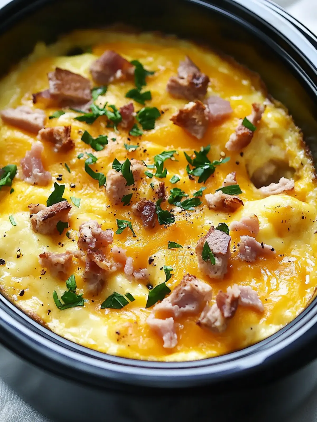 Savor the Morning with Overnight Crock-Pot Breakfast Casserole 2 Overnight Crock-Pot Breakfast Casserole