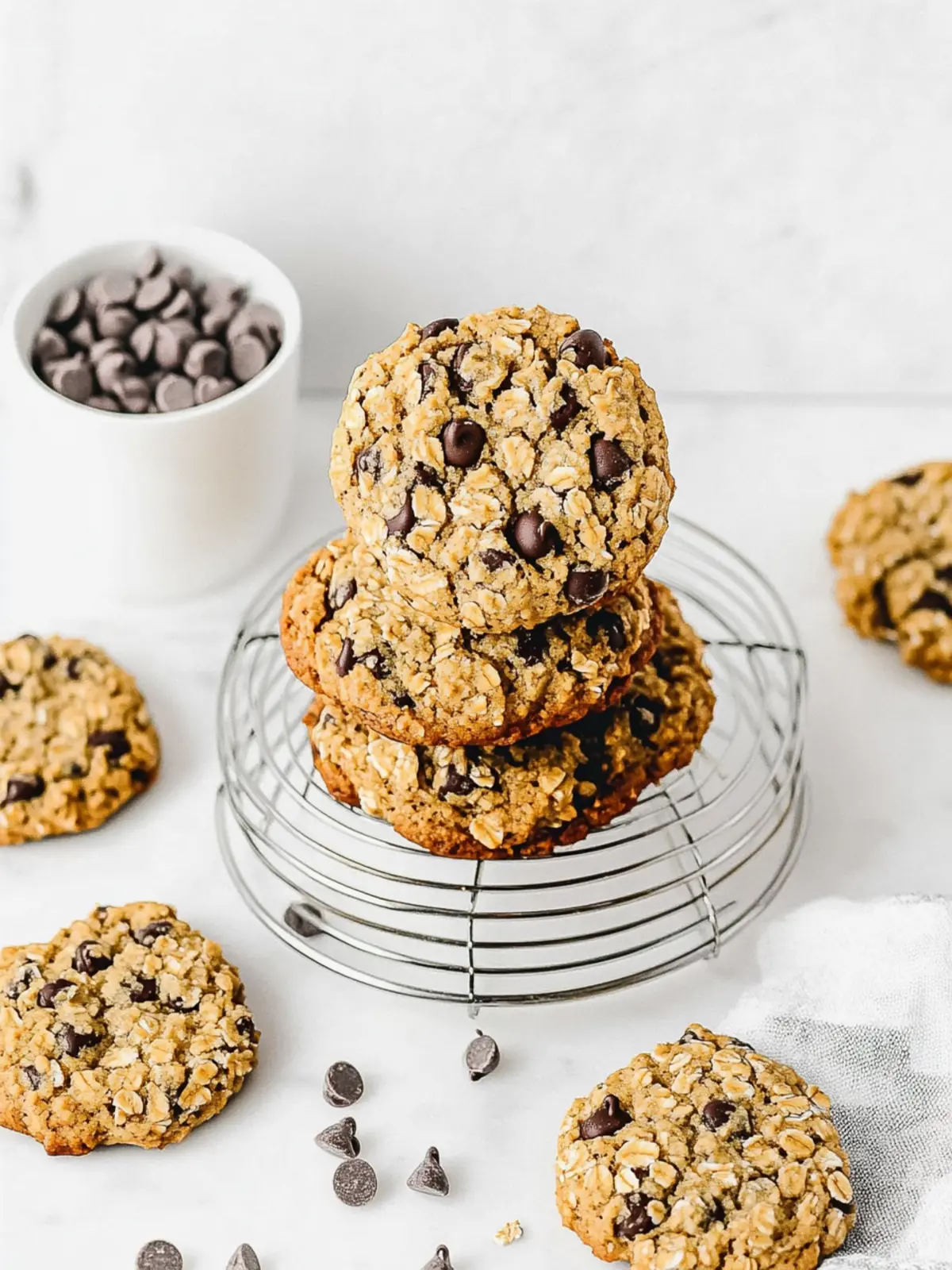 Heavenly Eggless Oatmeal Chocolate Chip Cookies Made Easy 4 Eggless Oatmeal Chocolate Chip Cookies