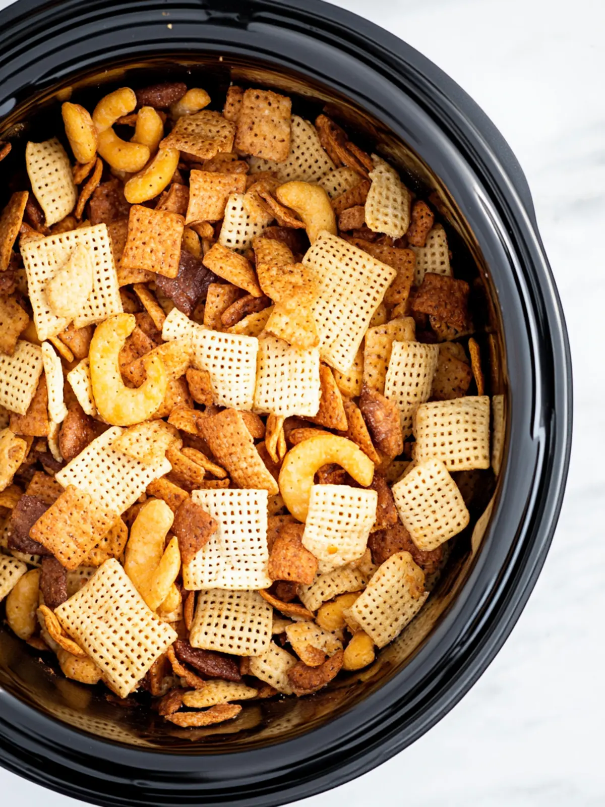 Savory Slow-Cooker Chex Mix: Easy Snack for Any Gathering 5 Slow-Cooker Chex Mix