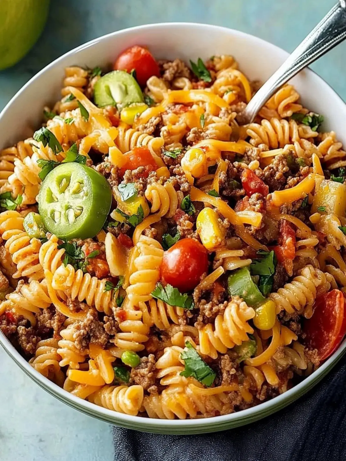 Delicious Taco Pasta Salad That You'll Love Customizing 2 Taco Pasta Salad