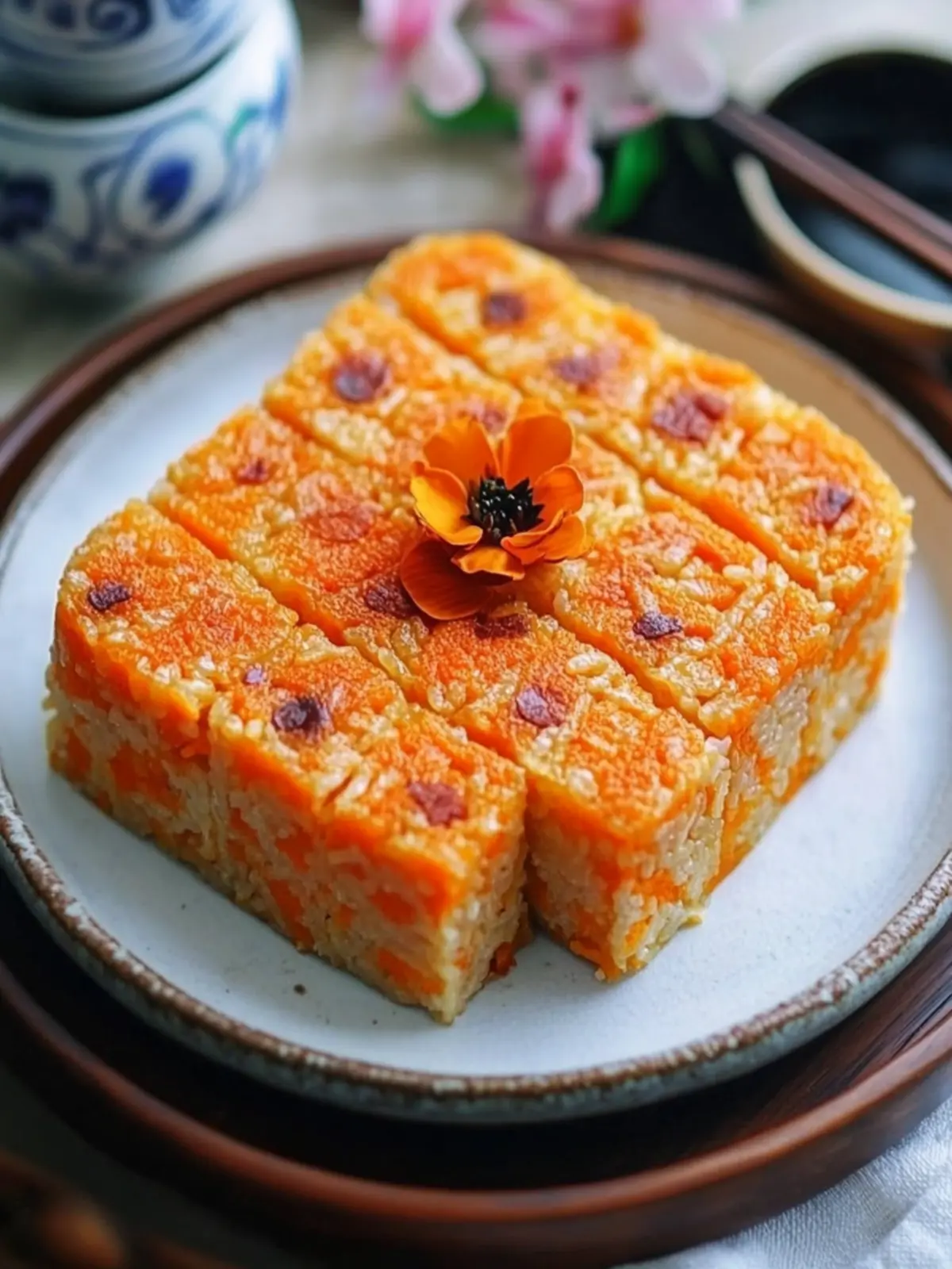 Delicious Chinese Carrot Rice Cake (Hu Luo Bo Gao) Recipe 3 Chinese Carrot Rice Cake (Hu Luo Bo Gao – 胡萝卜糕)
