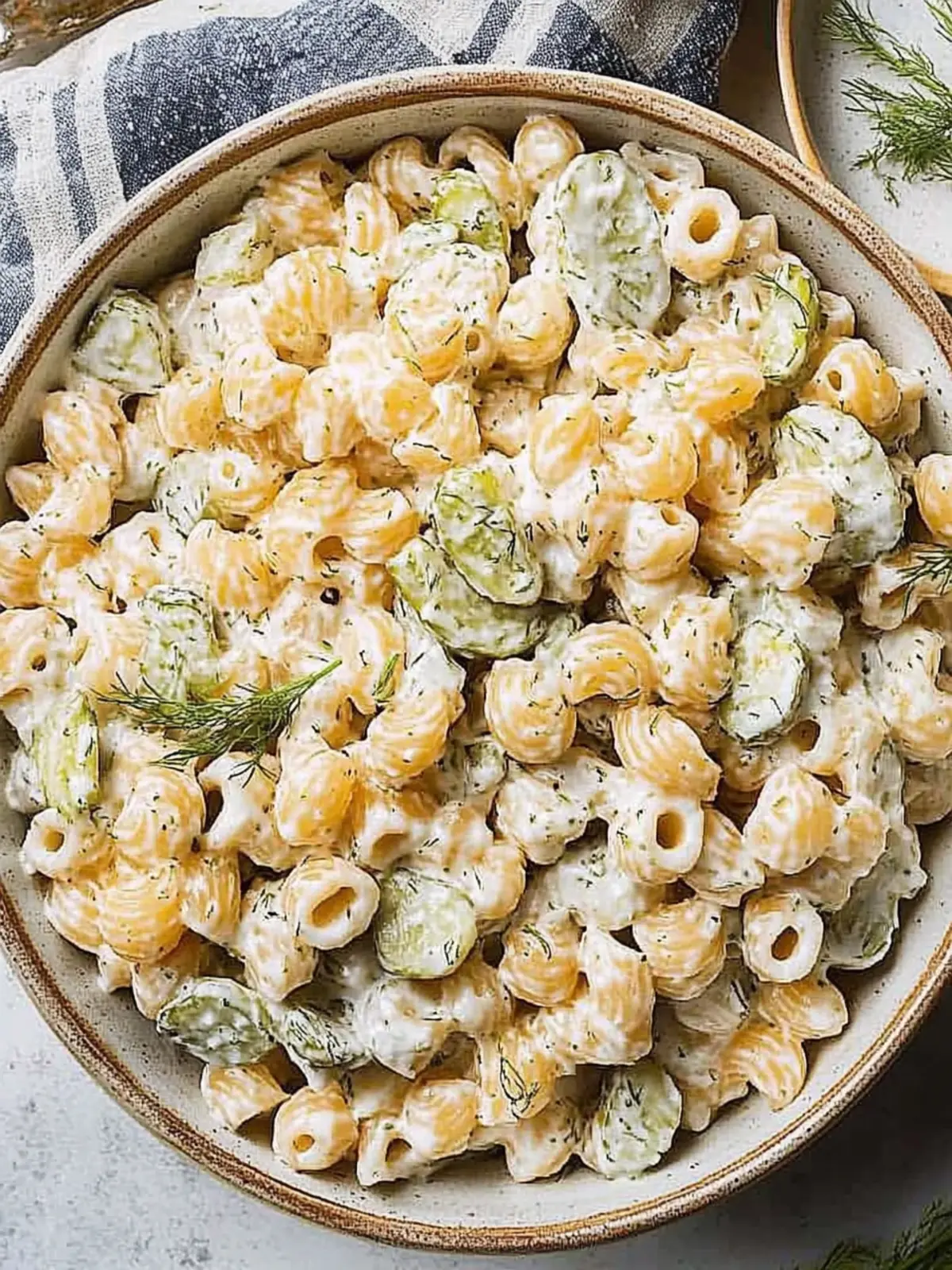 Tangy Dill Pickle Pasta Salad Perfect for Summer Gatherings 2 Dill Pickle Pasta Salad