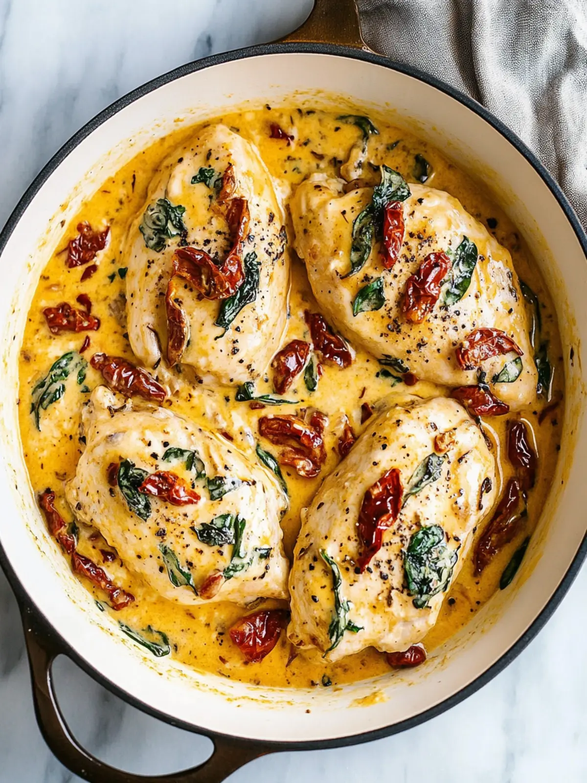Creamy Tuscan Chicken: Easy Comfort Food for Cozy Nights 4 Creamy Tuscan Chicken