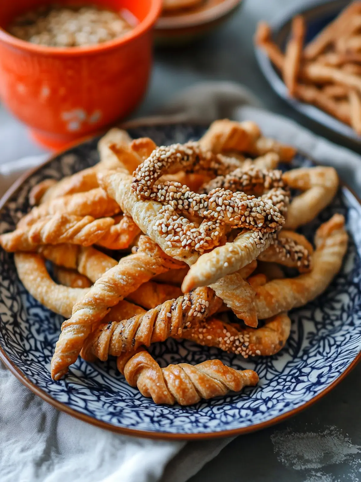 Crispy Chinese Sesame Twists (Zha Ma Ye) for Festive Fun 2 Chinese Sesame Twists (Zha Ma Ye – 炸麻叶), a Chinese New Year Snack