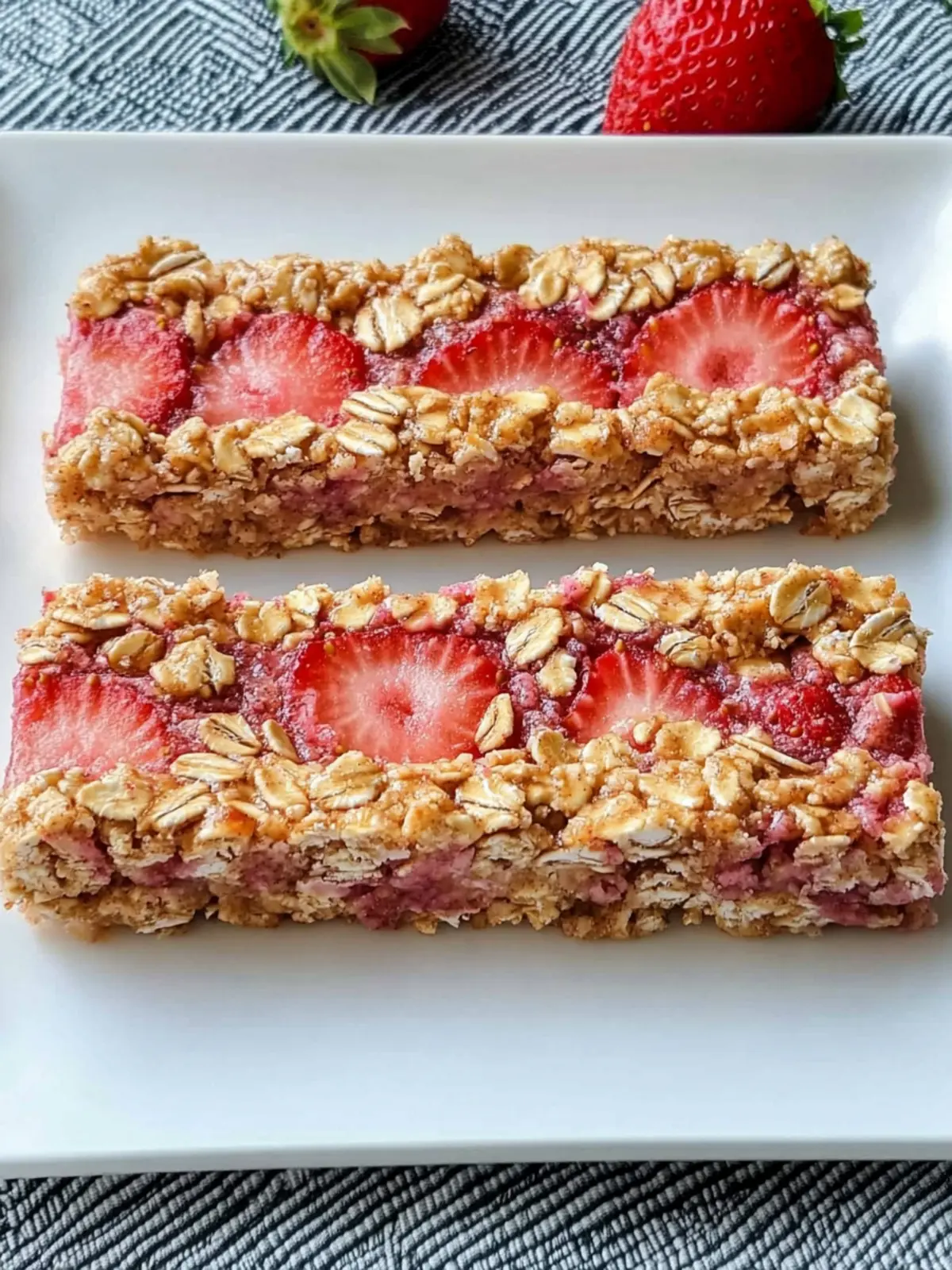 Delicious Strawberry Oatmeal Breakfast Bars for a Healthy Start 4 Strawberry Oatmeal Breakfast Bars