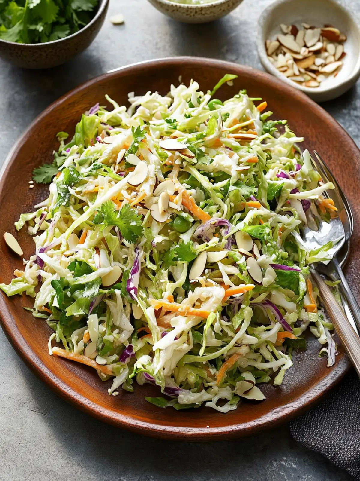 Crispy Sesame Almond Slaw to Elevate Your Dinner Game 2 Sesame Almond Slaw