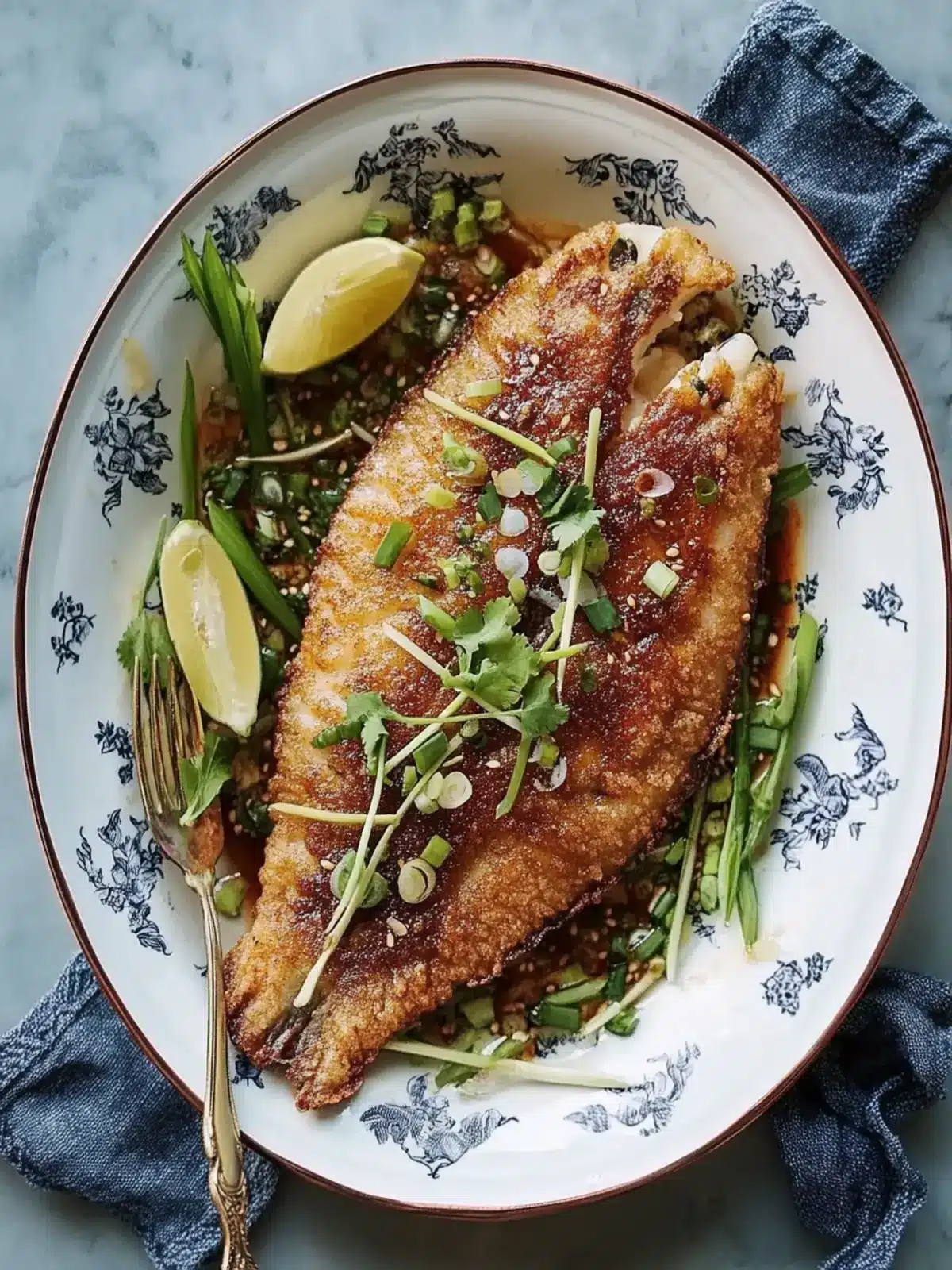 Crispy Fried Flounder, Chinese-Style: A Festive Treat at Home 5 Crispy Fried Flounder, Chinese-Style