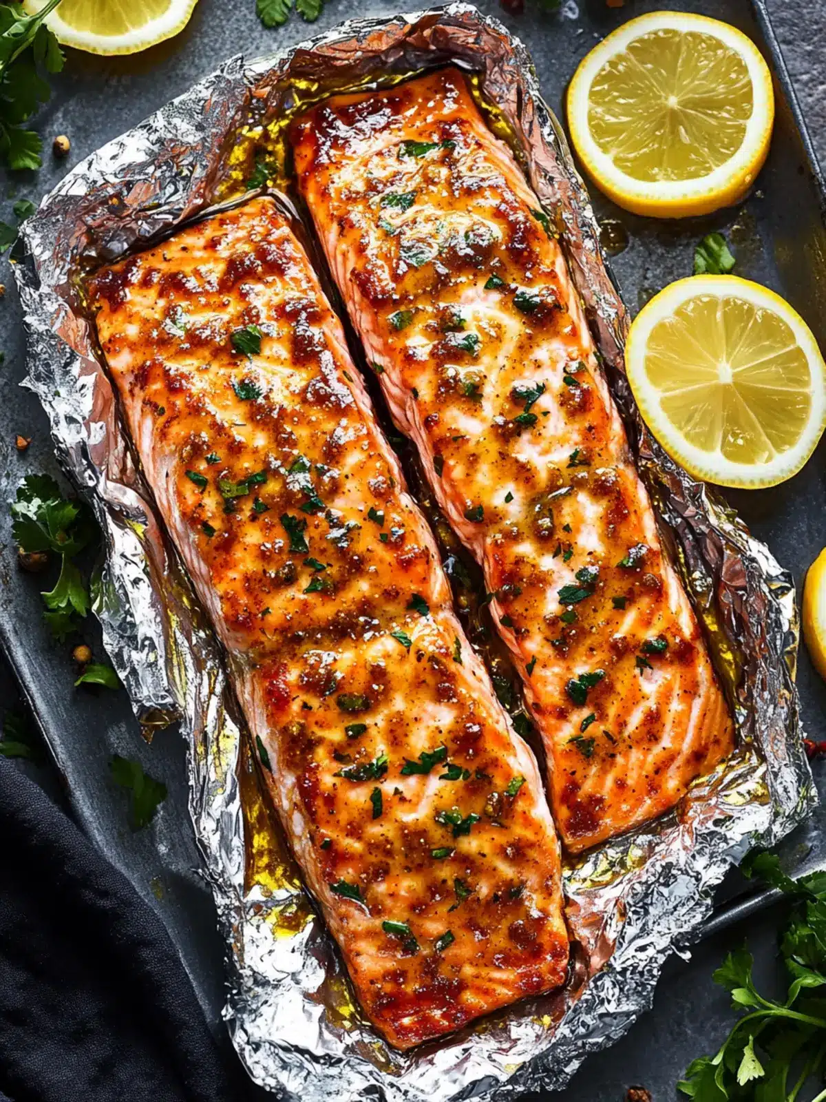 Delicious Honey Mustard Salmon in Foil Ready in 20 Minutes 5 Honey Mustard Salmon In Foil