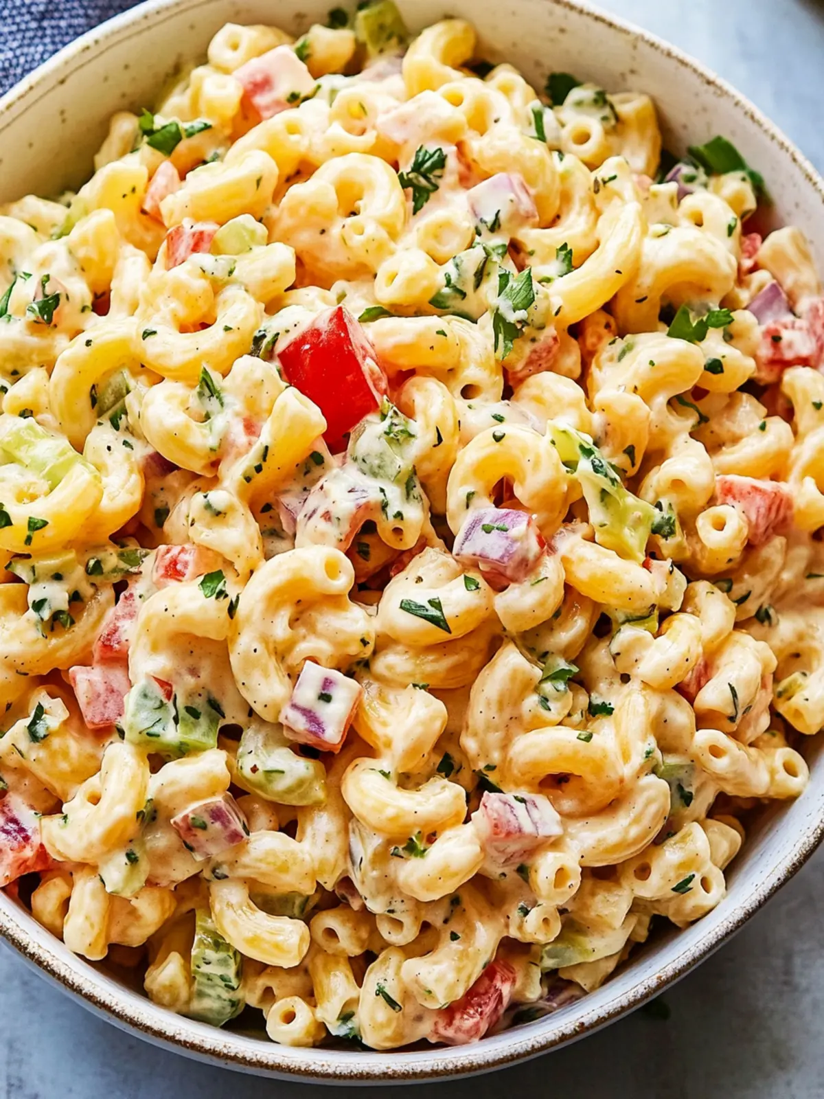 Vibrant Vegan Macaroni Salad for Summer Gatherings 2 Vegan Macaroni Salad