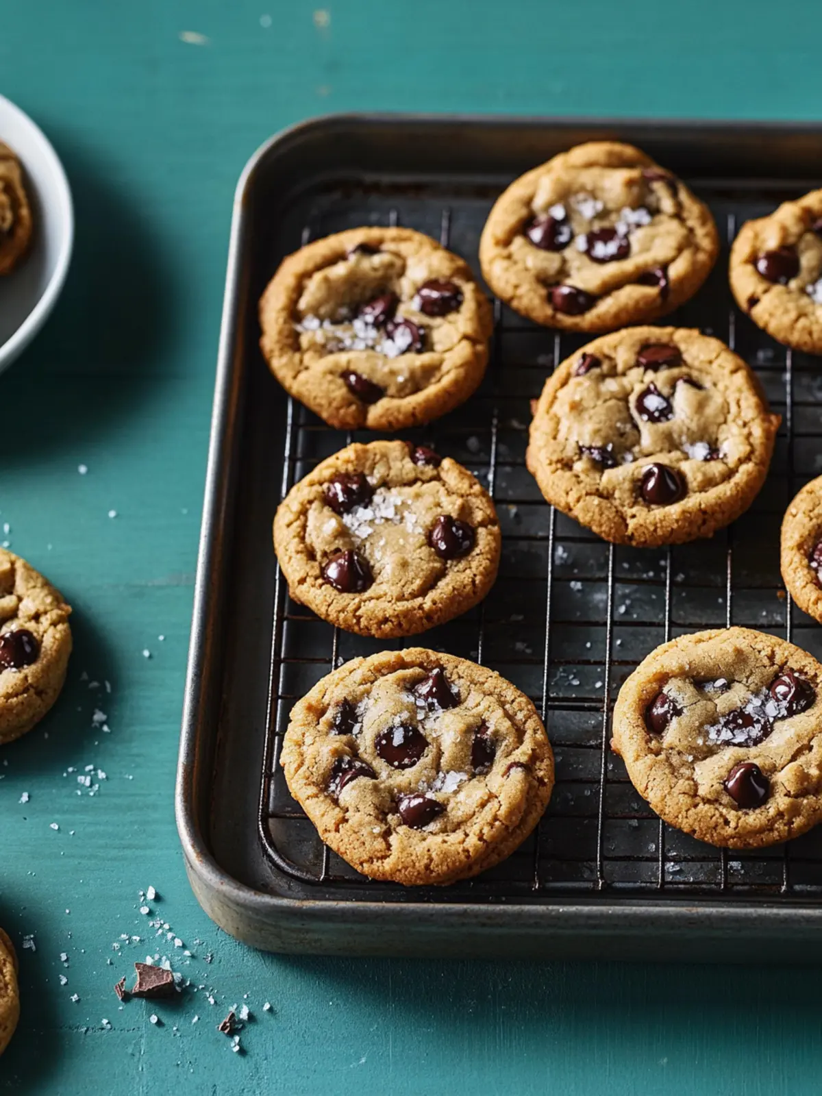 Vegan Salted Chocolate Chip Cookies that Will Wow Your Tastebuds 3 Vegan Salted Chocolate Chip Cookies