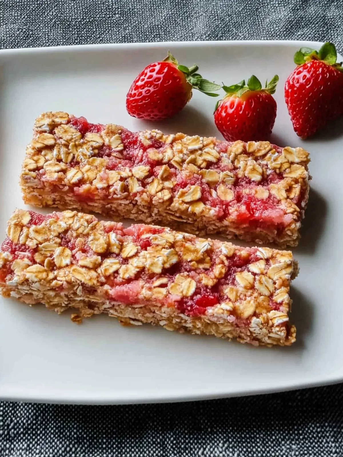 Delicious Strawberry Oatmeal Breakfast Bars for a Healthy Start 3 Strawberry Oatmeal Breakfast Bars