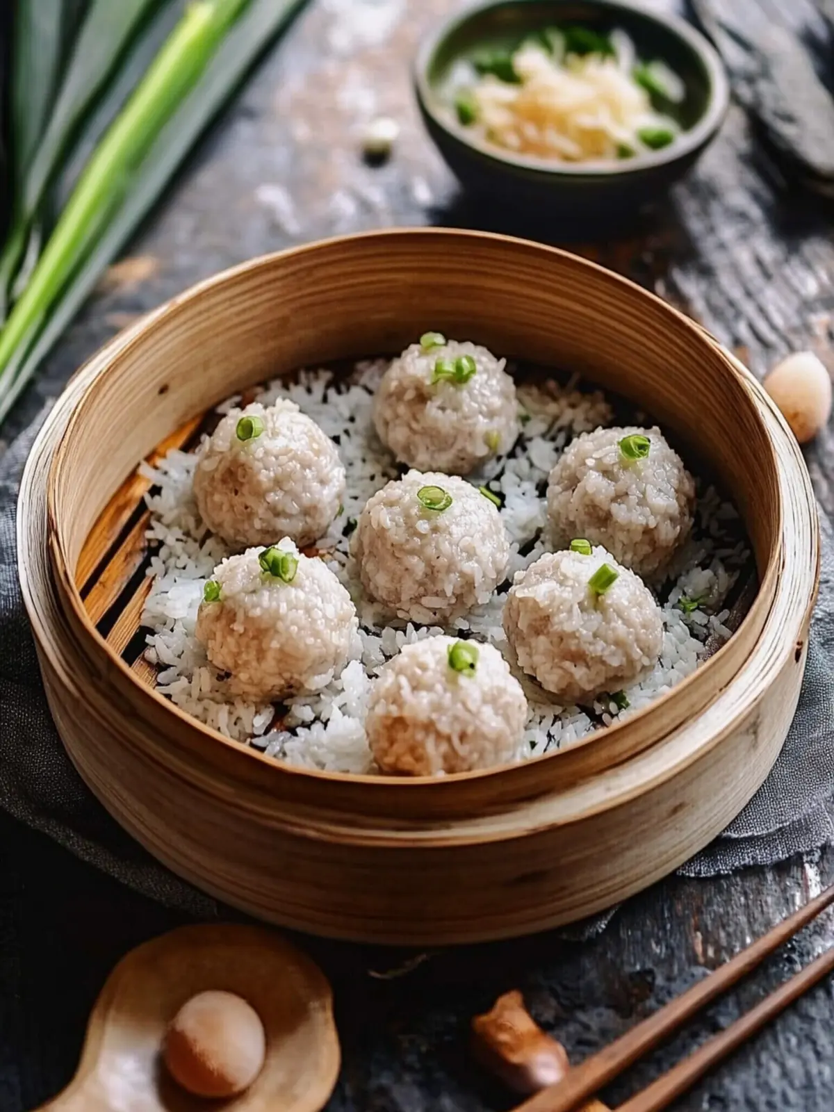 Delicious Chinese Pearl Meatballs with Sticky Rice Recipe to Wow Your Guests 3 Chinese Pearl Meatballs with Sticky Rice (珍珠丸子)